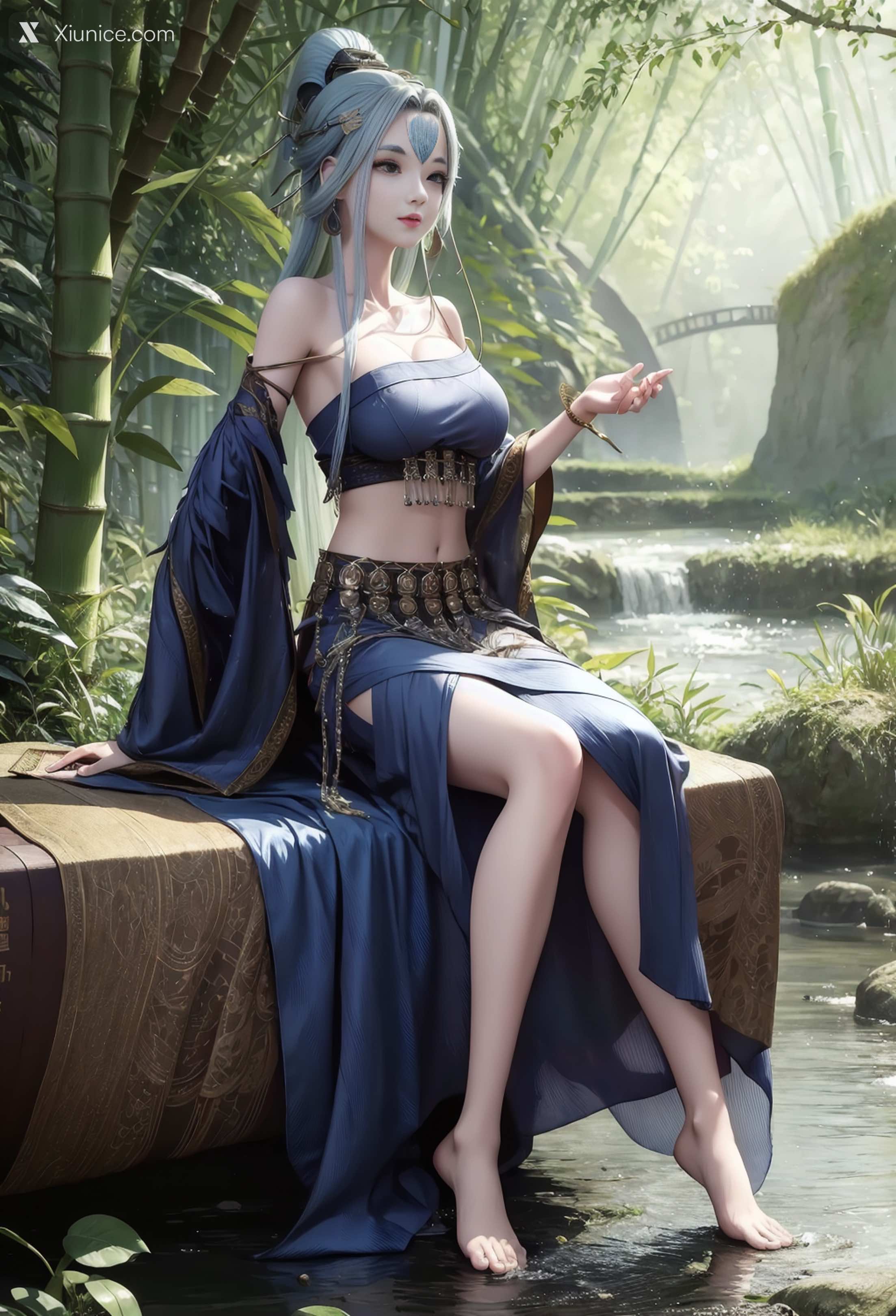 AI Girl Xiunice.com 眷思量 奉眠 灵犀 屠丽 璎陌 奉眠 36