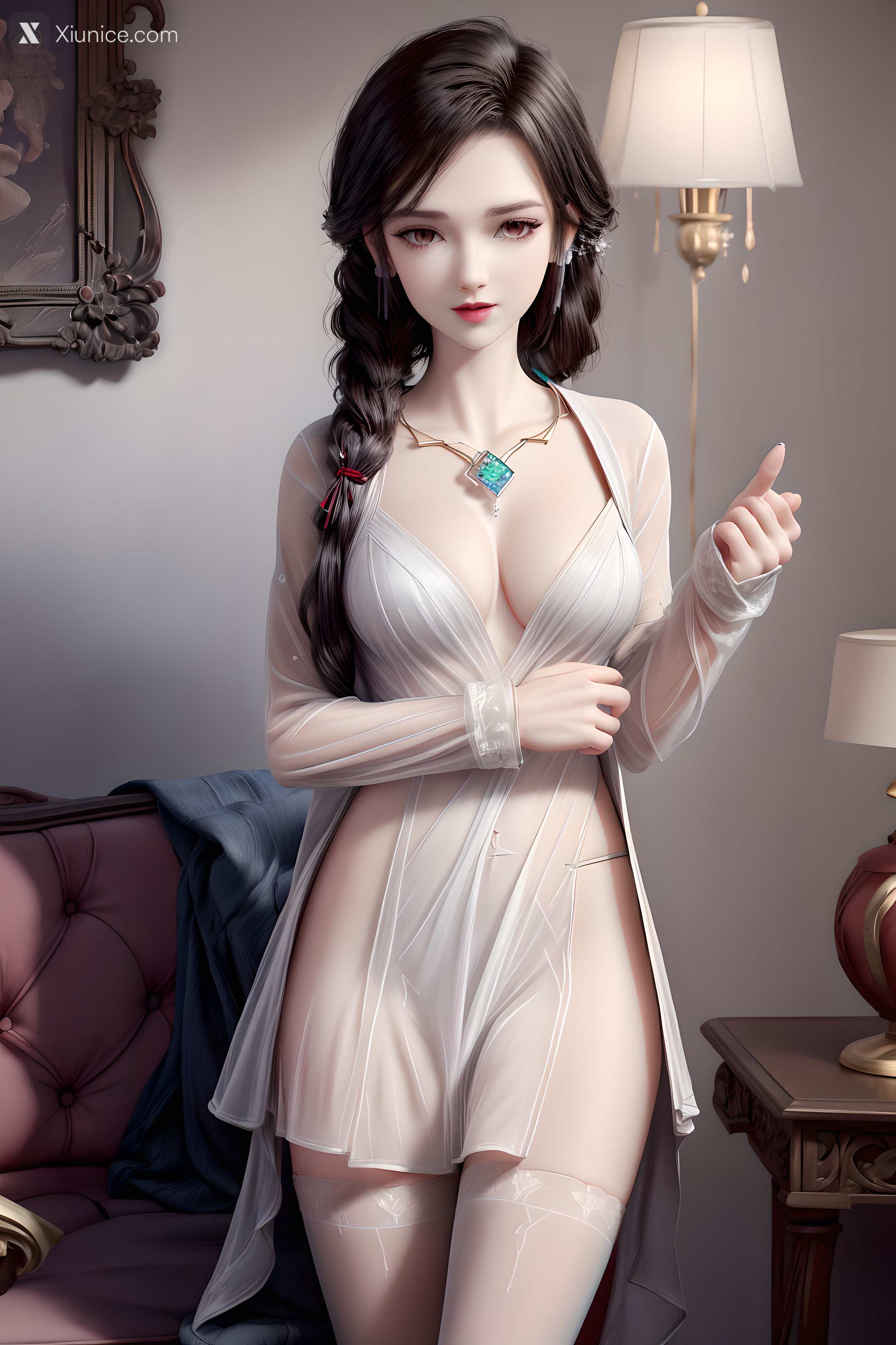 AI Girl Xiunice.com 眷思量 奉眠 灵犀 屠丽 璎陌 璎陌 2 4