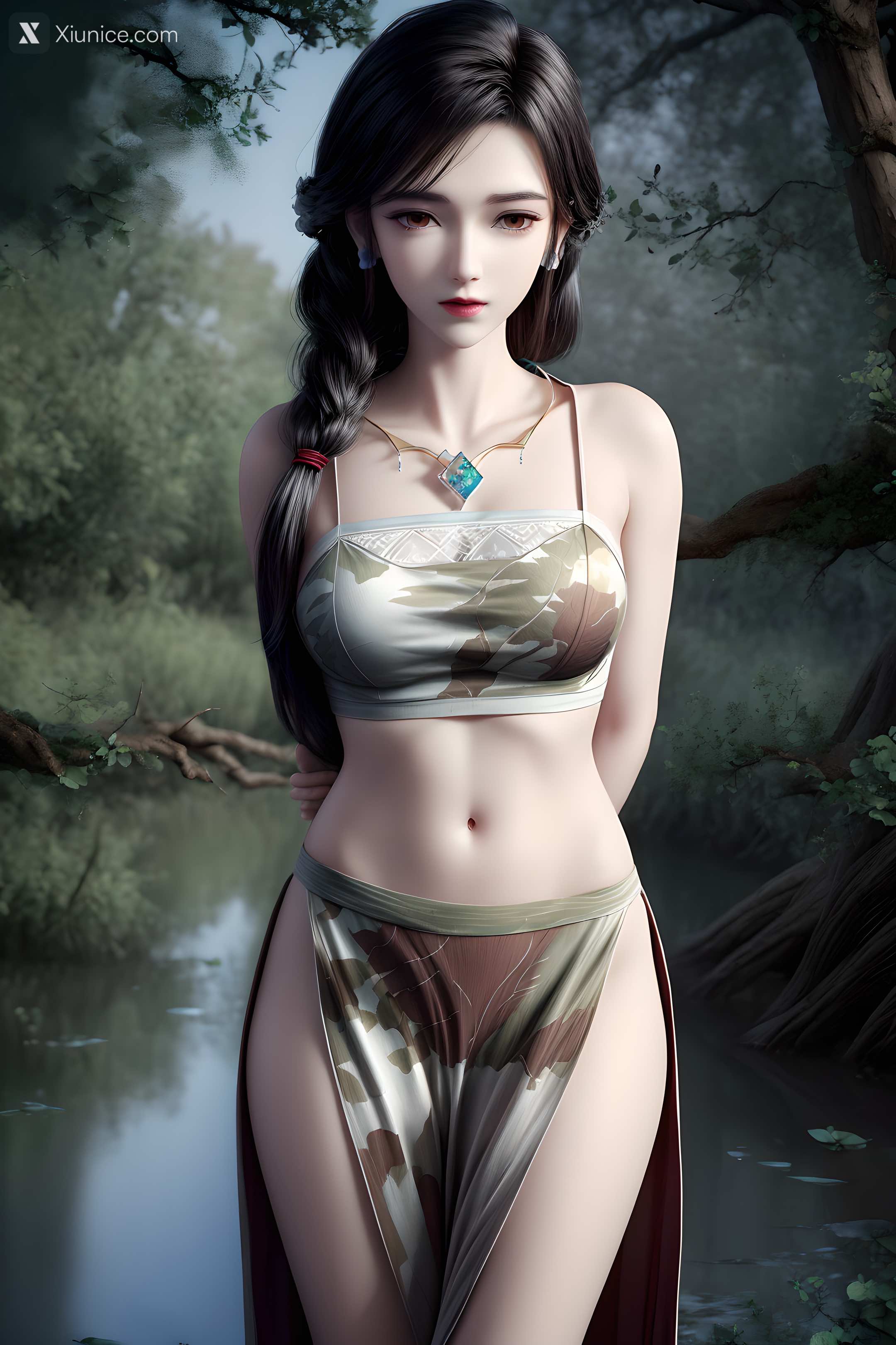 AI Girl Xiunice.com 眷思量 奉眠 灵犀 屠丽 璎陌 璎陌 2 9