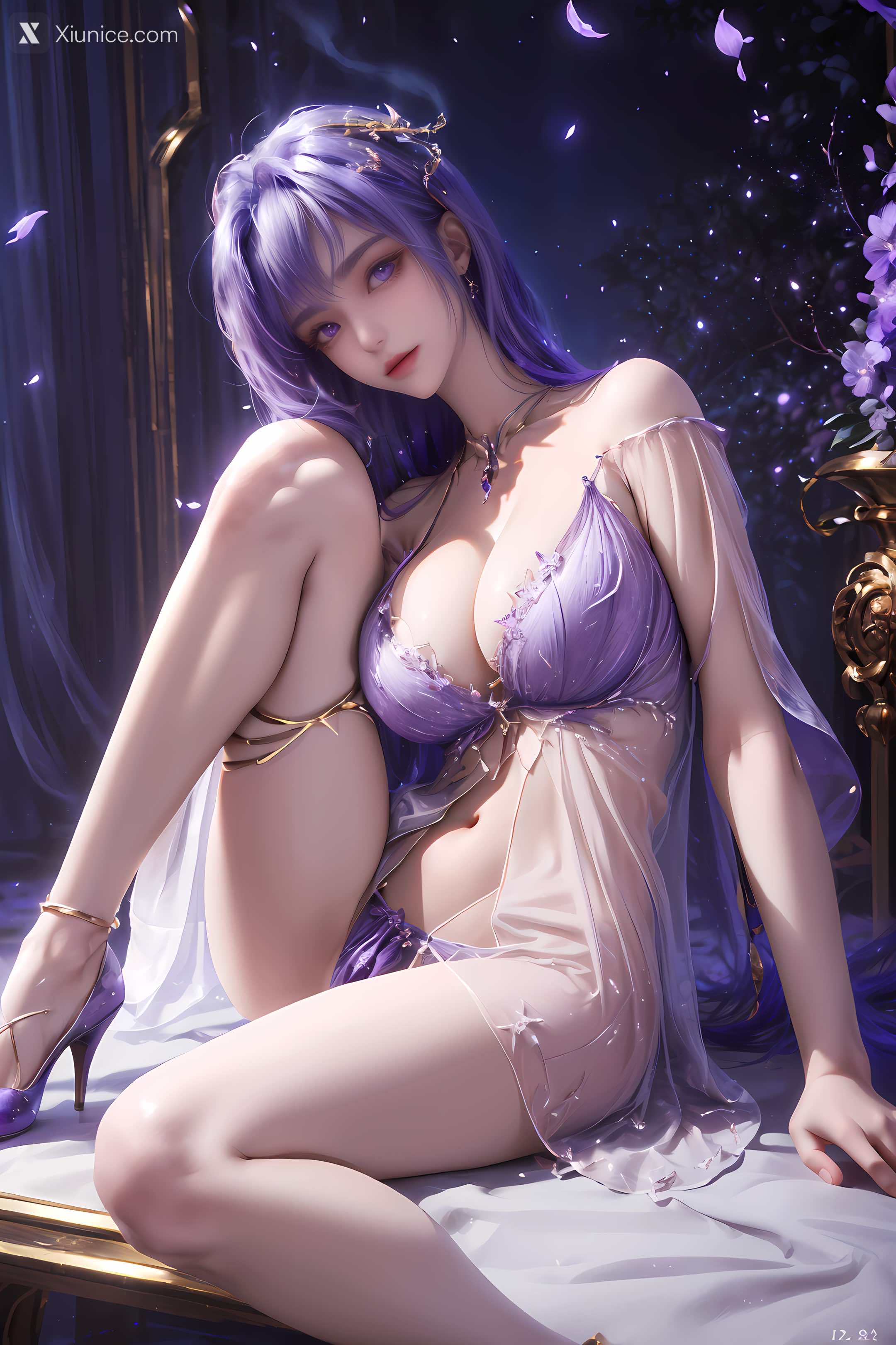 AI Girl Xiunice.com 神印王座 圣采儿 1 8
