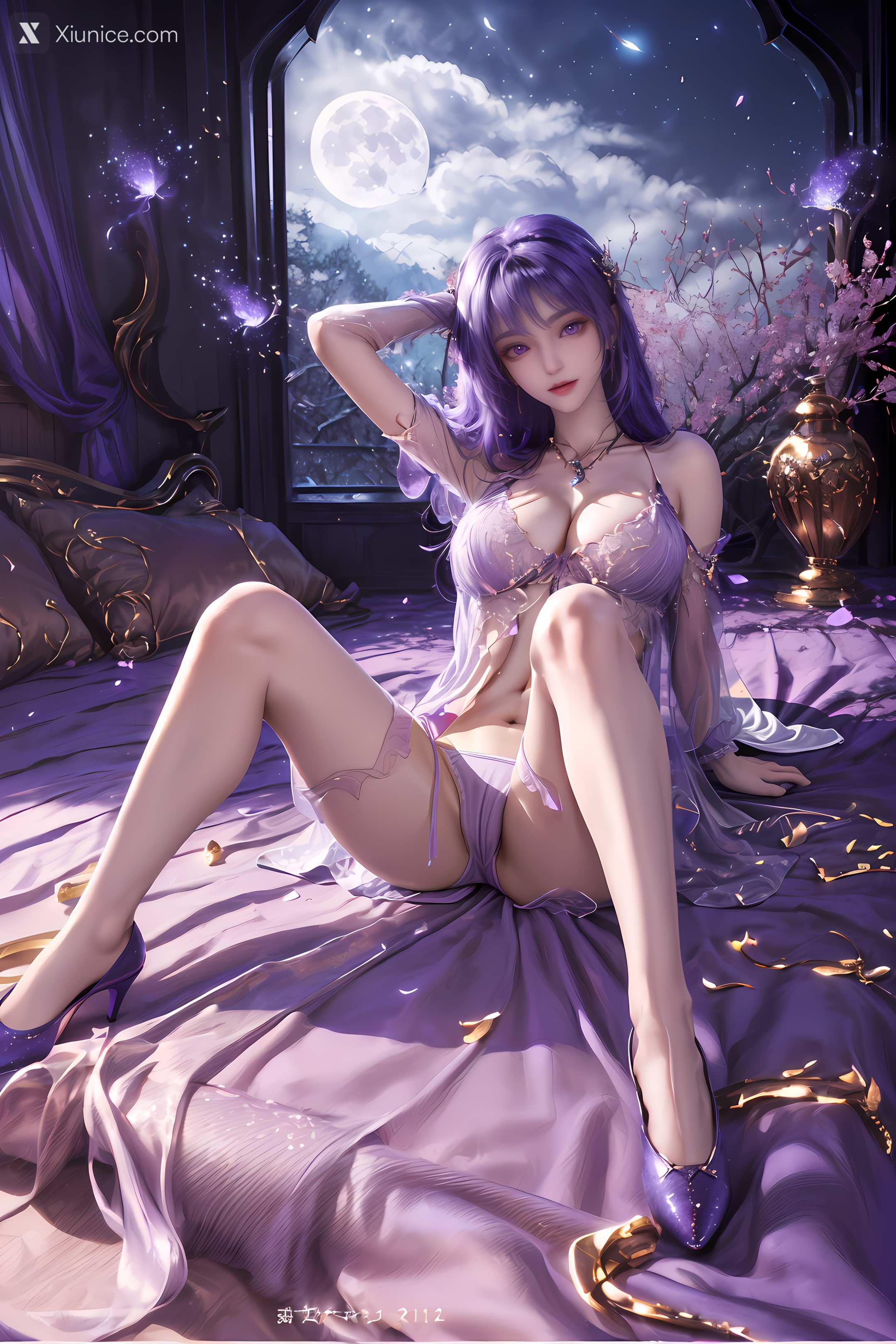 AI Girl Xiunice.com 神印王座 圣采儿 2 1