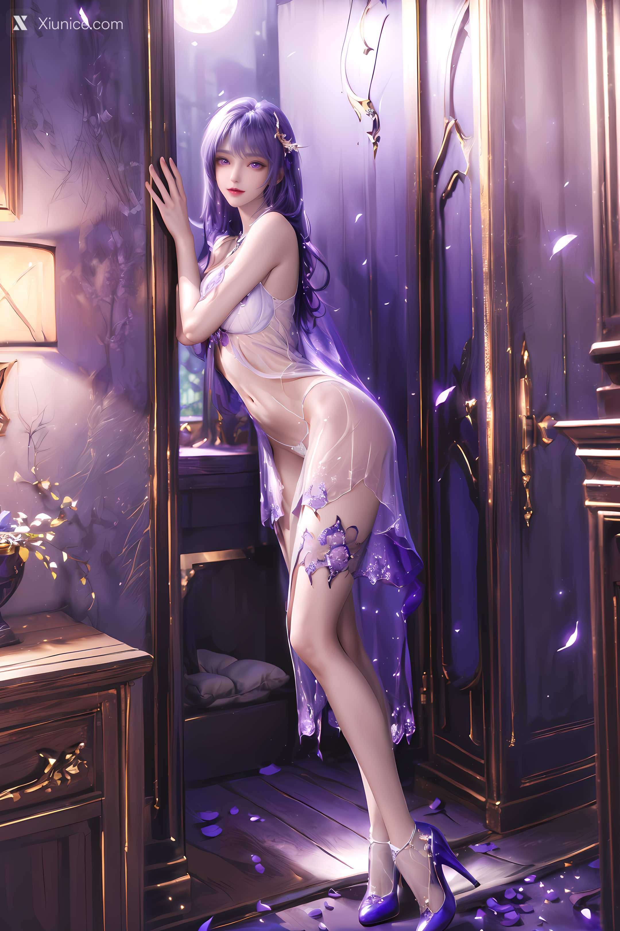 AI Girl Xiunice.com 神印王座 圣采儿 2 5