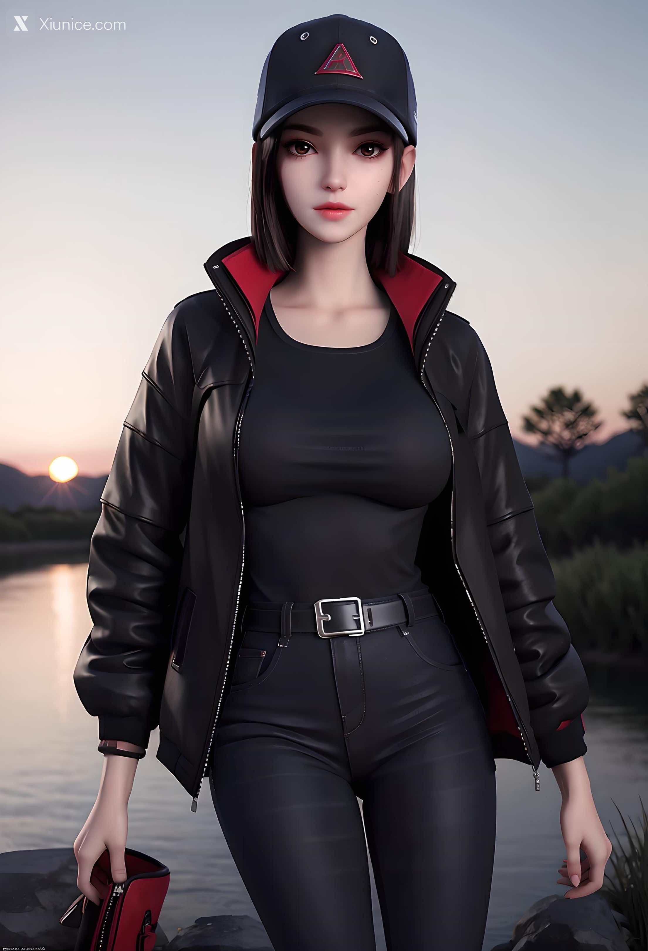 AI Girl Xiunice.com 第一秩序 李小玉 骆馨雨 杨小槿 杨小堇 户外写真 4