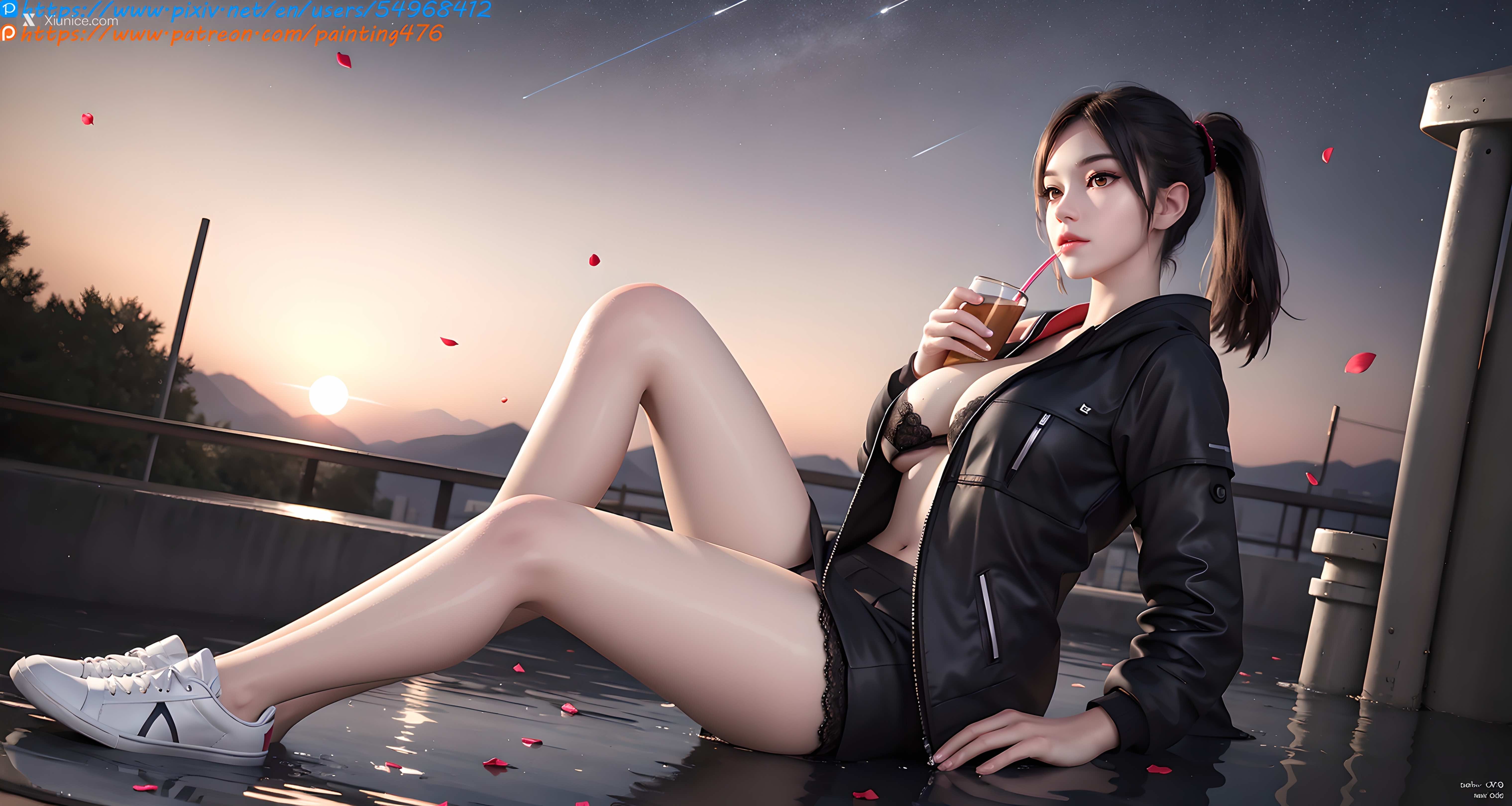 AI Girl Xiunice.com 第一秩序 李小玉 骆馨雨 杨小槿 杨小堇 户外写真 87