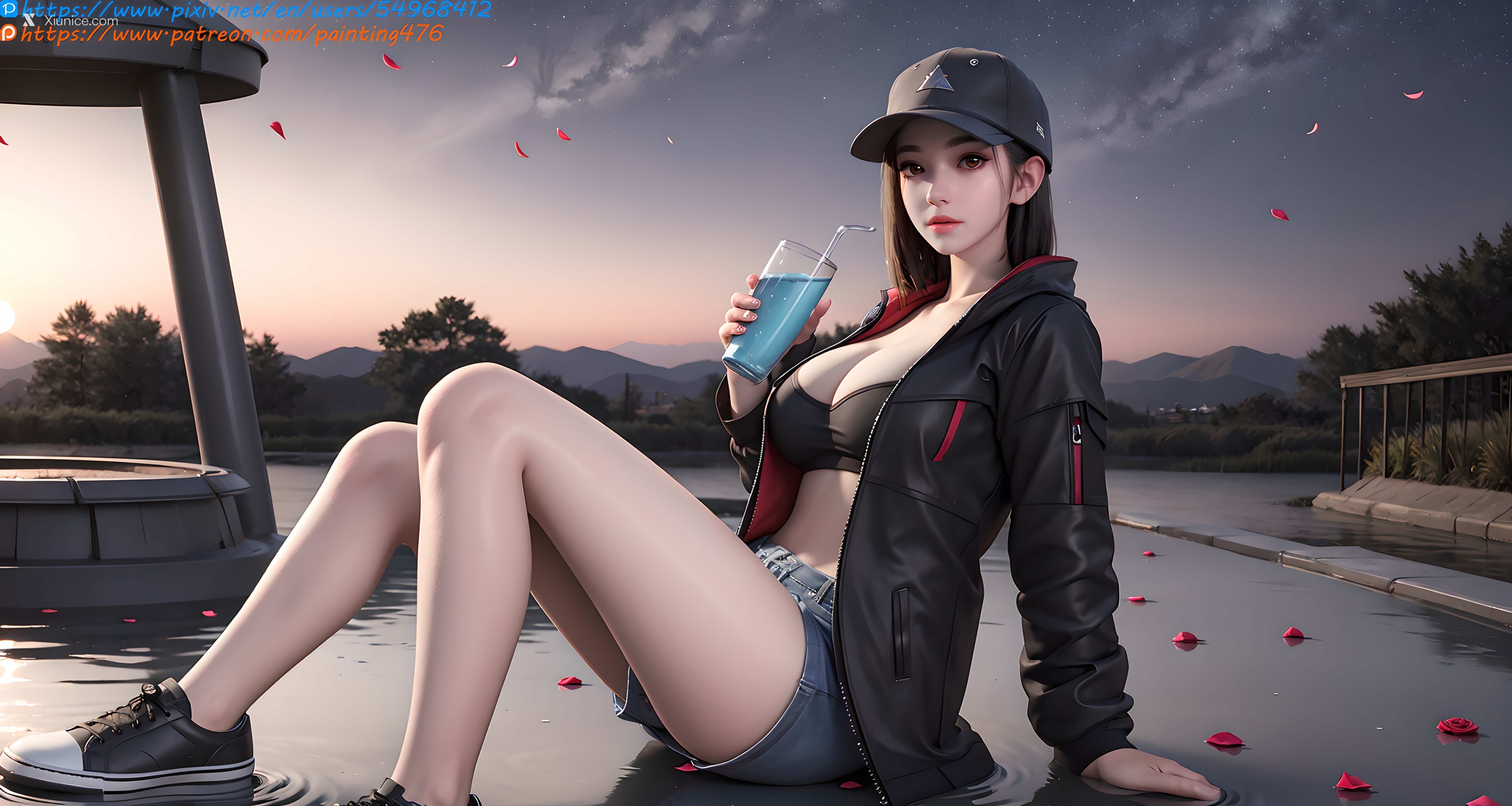 AI Girl Xiunice.com 第一秩序 李小玉 骆馨雨 杨小槿 杨小堇 户外写真 89