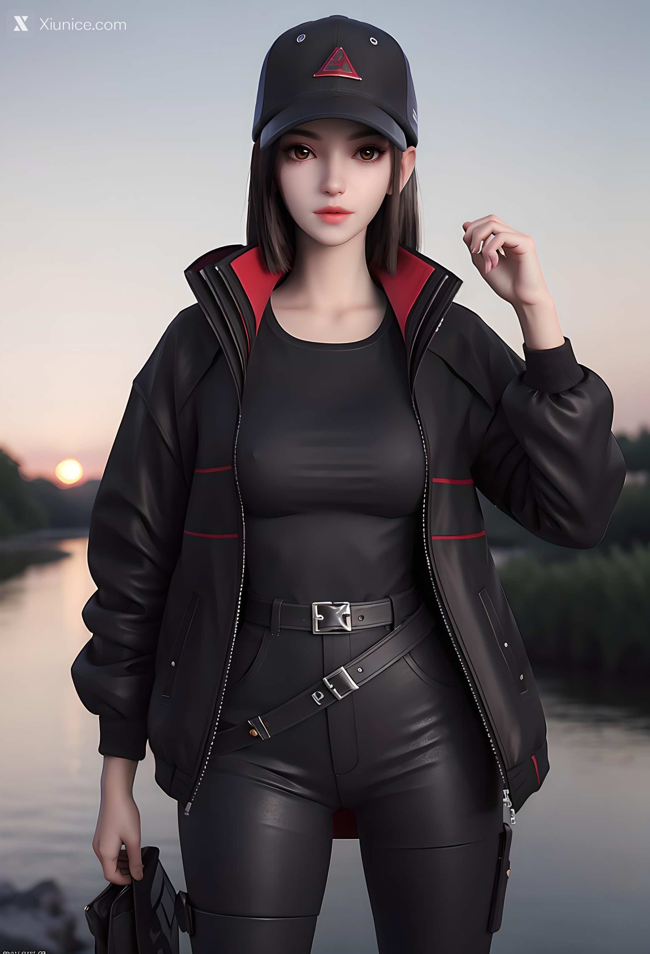AI Girl Xiunice.com 第一秩序 李小玉 骆馨雨 杨小槿 杨小堇 户外写真 9