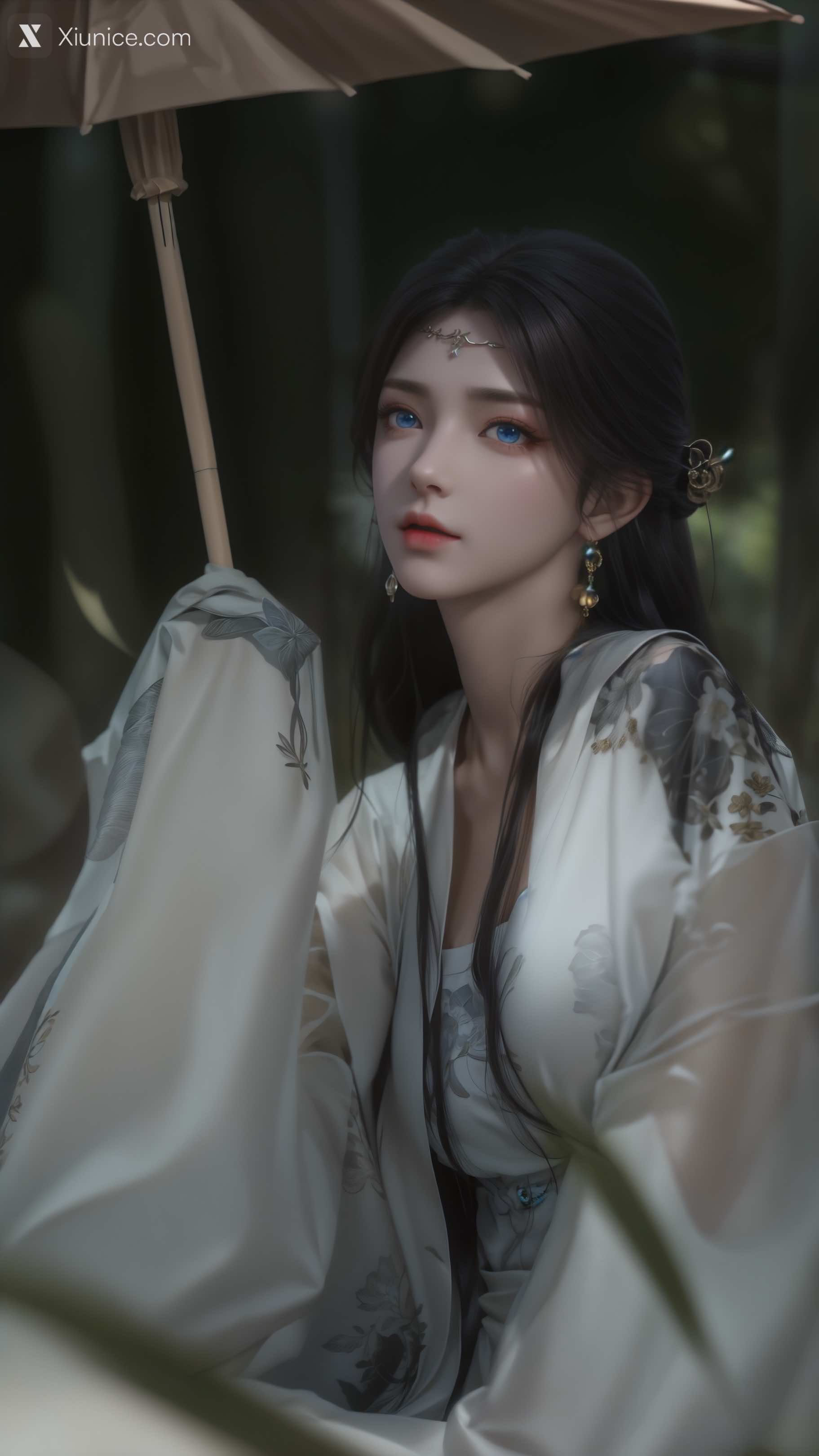 AI Girl Xiunice.com 诛仙 金瓶儿 溪边写真 2