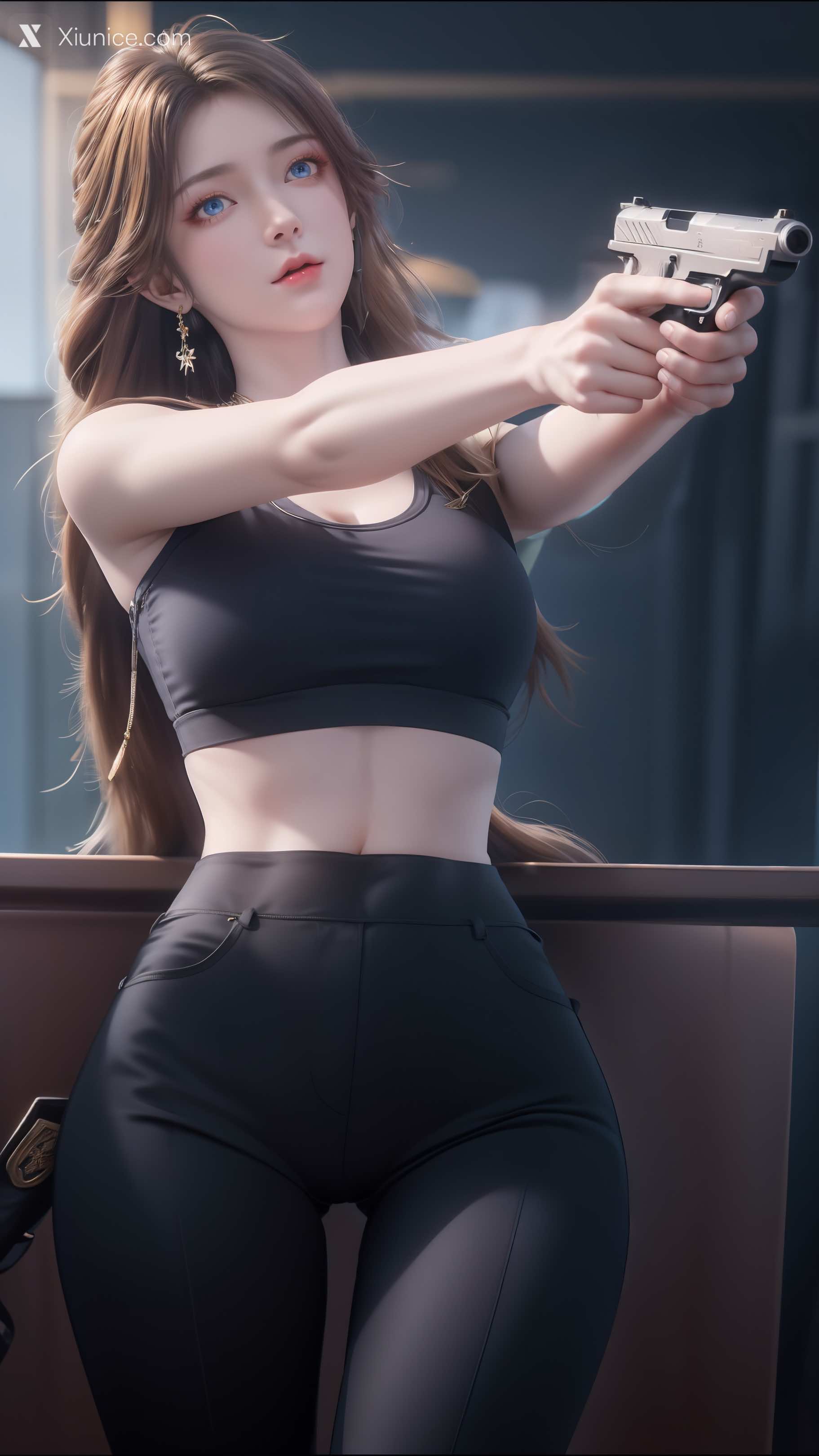 AI Girl Xiunice.com 诛仙 金瓶儿 溪边写真 8
