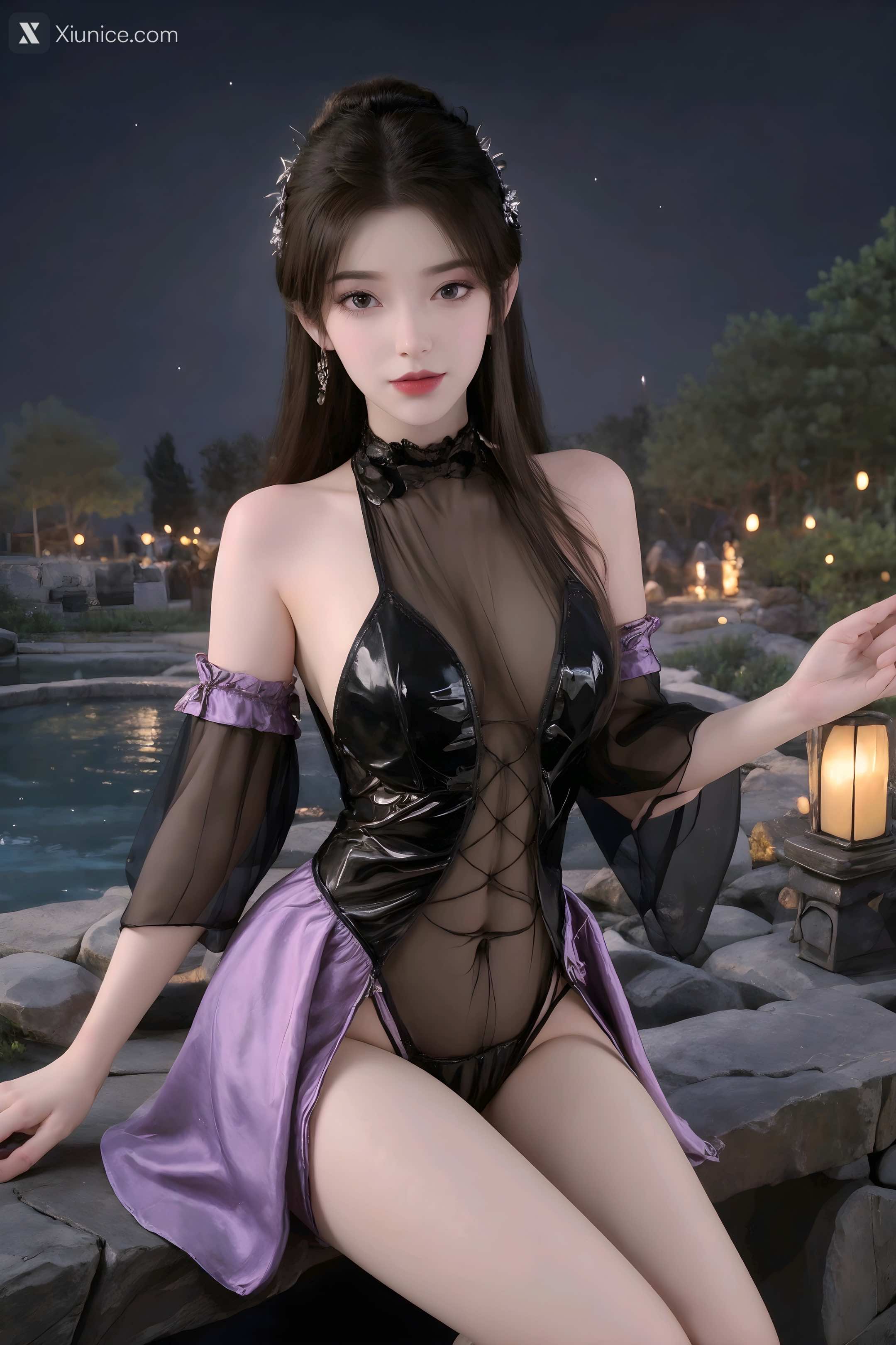 AI Girl Xiunice.com 赘婿 苏檀儿 画了个猫 34