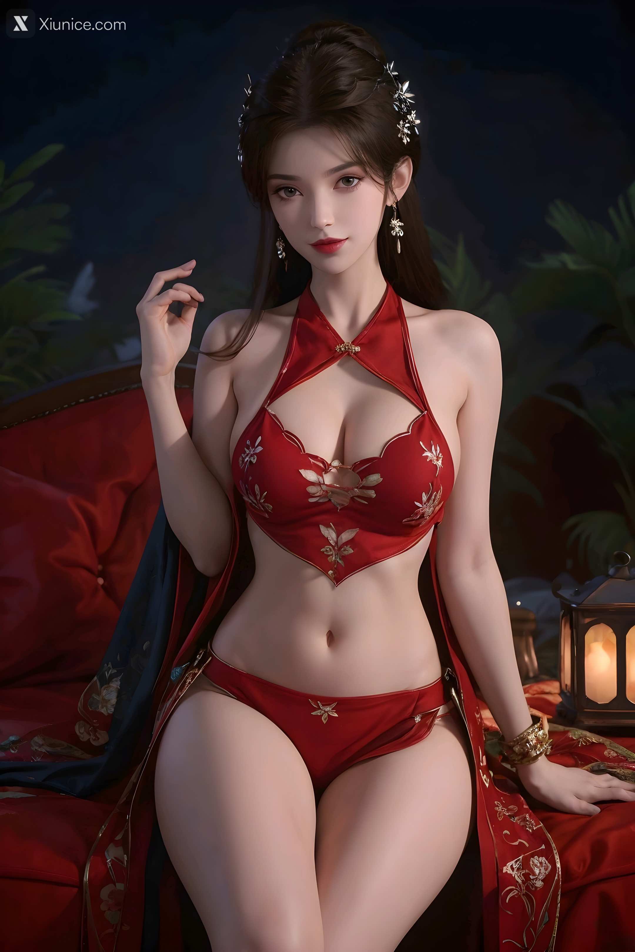 AI Girl Xiunice.com 赘婿 苏檀儿 画了个猫 40