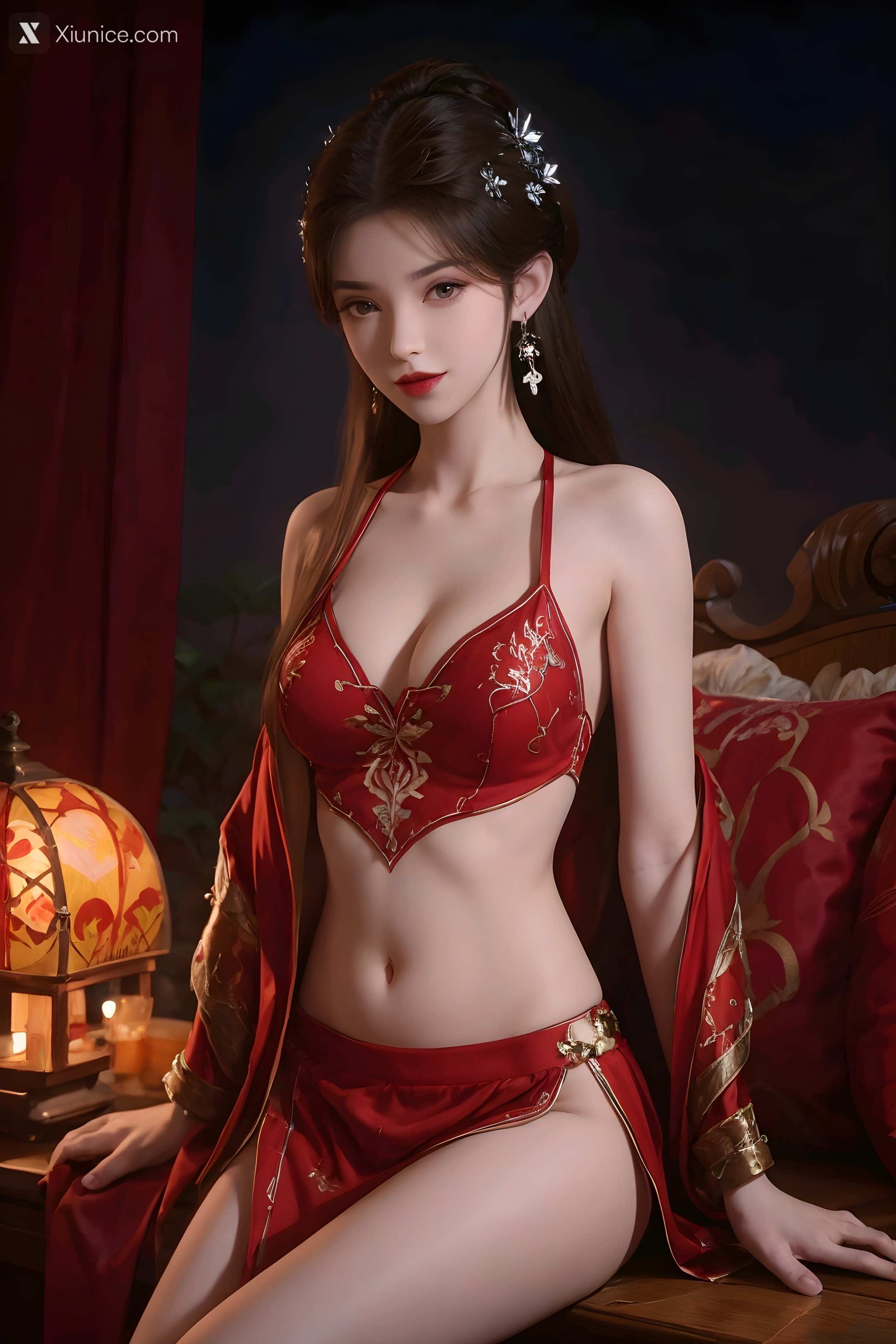 AI Girl Xiunice.com 赘婿 苏檀儿 画了个猫 41