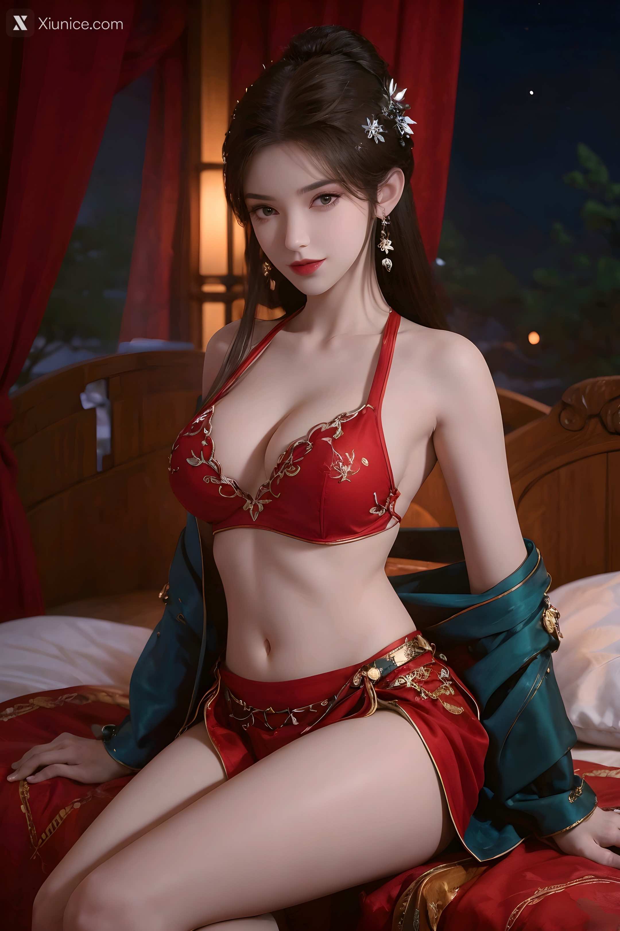 AI Girl Xiunice.com 赘婿 苏檀儿 画了个猫 42