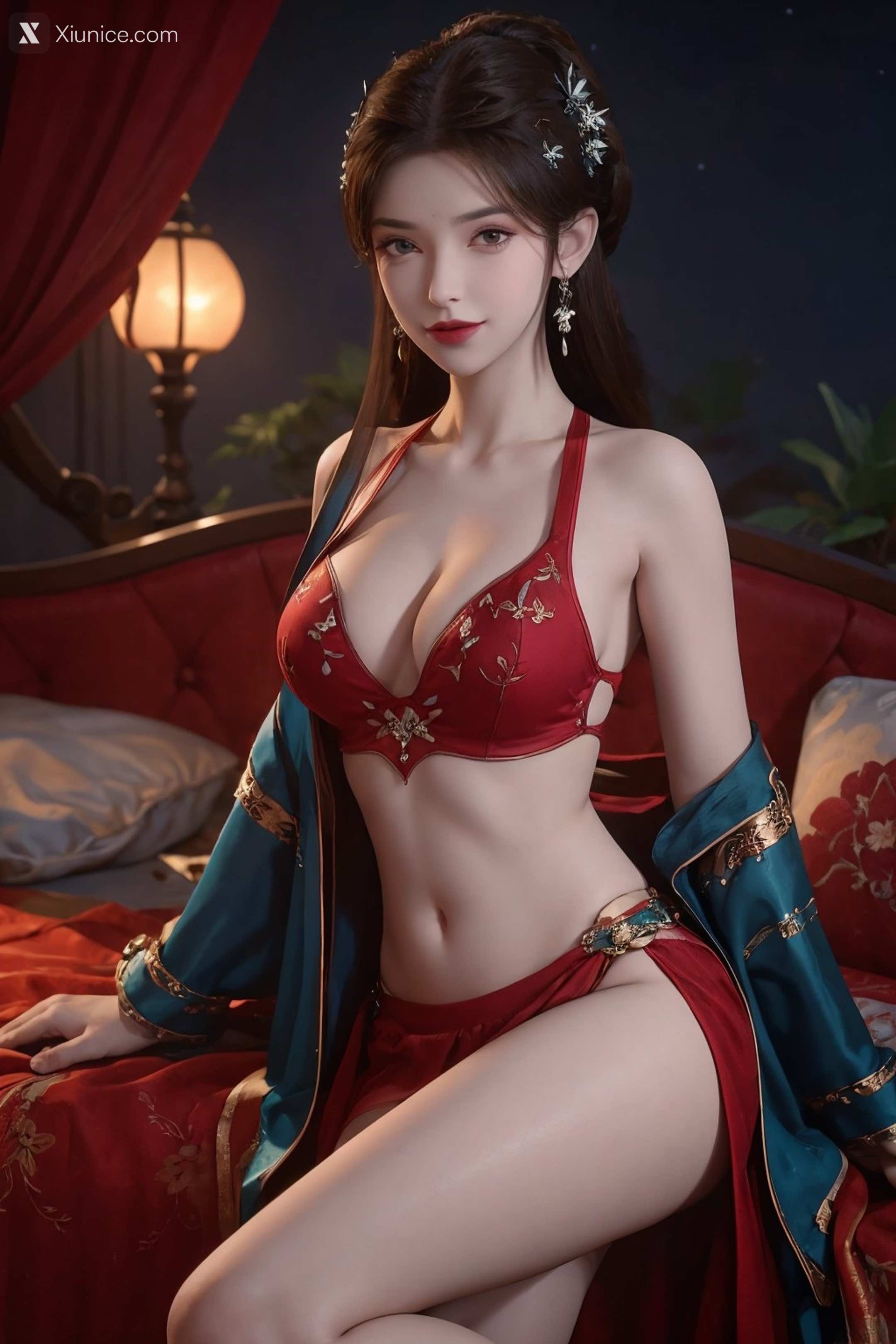 AI Girl Xiunice.com 赘婿 苏檀儿 画了个猫 54