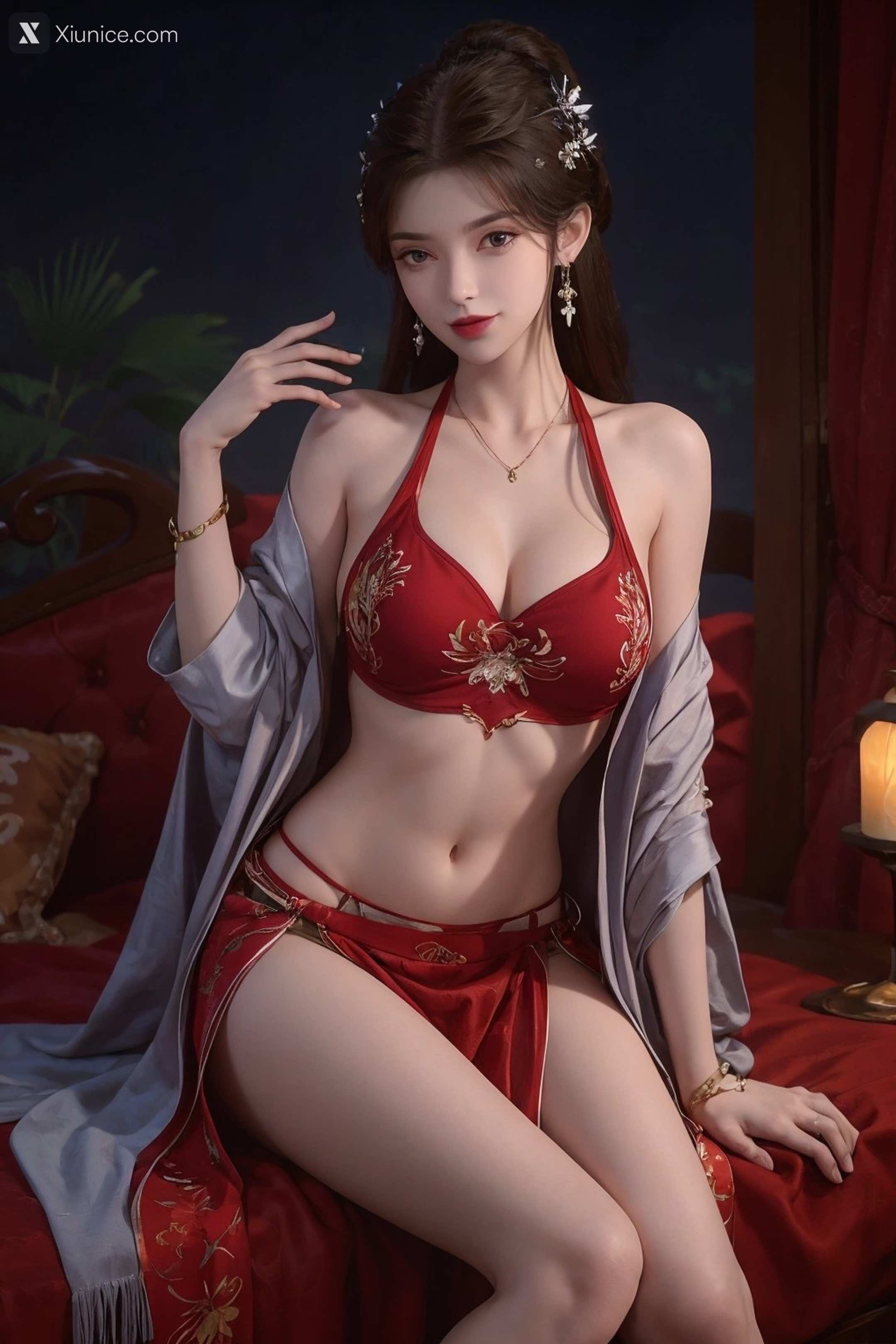 AI Girl Xiunice.com 赘婿 苏檀儿 画了个猫 62