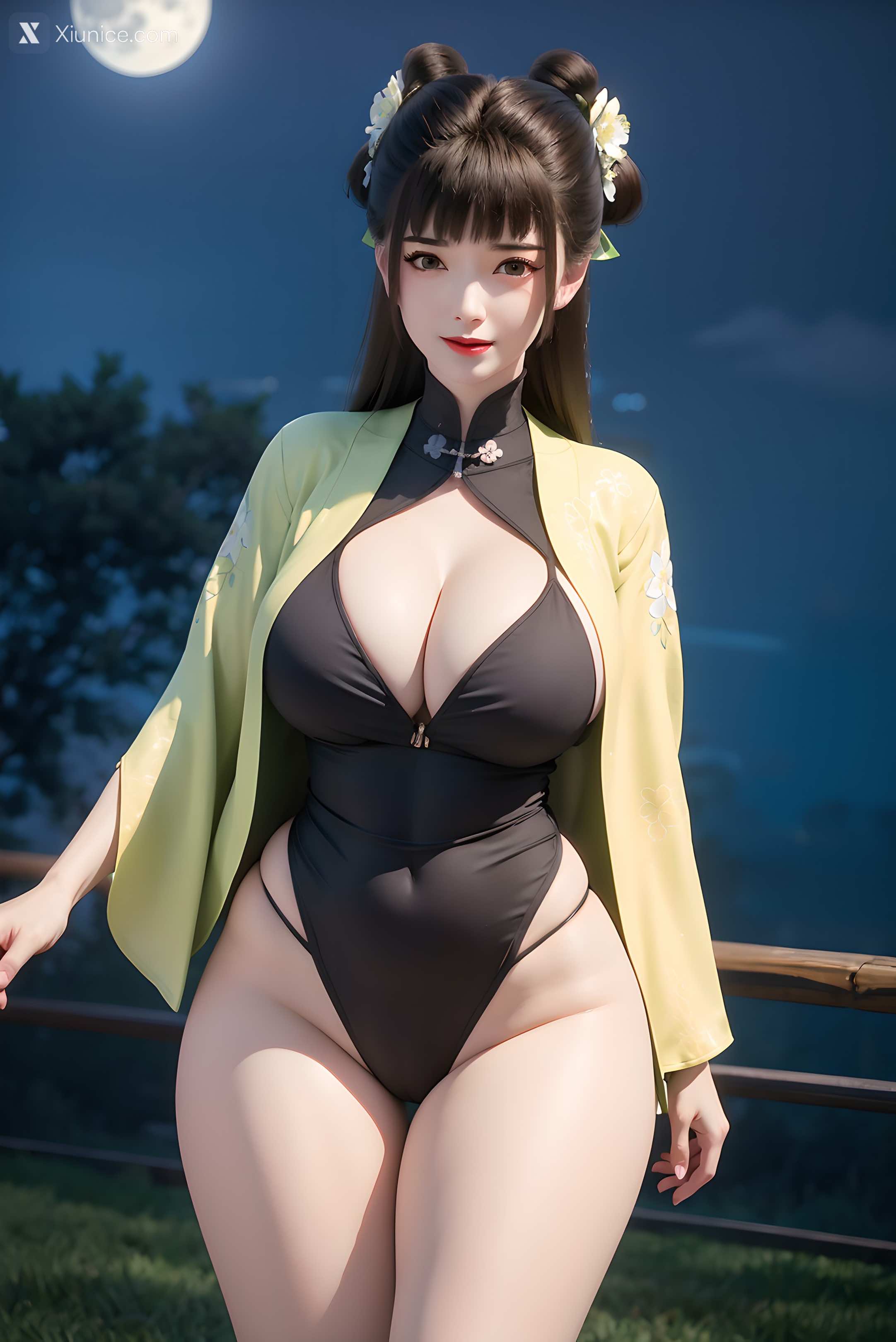 AI Girl Xiunice.com 逆天邪神 楚月婵 蓝雪若 茉莉 小姑妈 小姑妈 巨乳 3