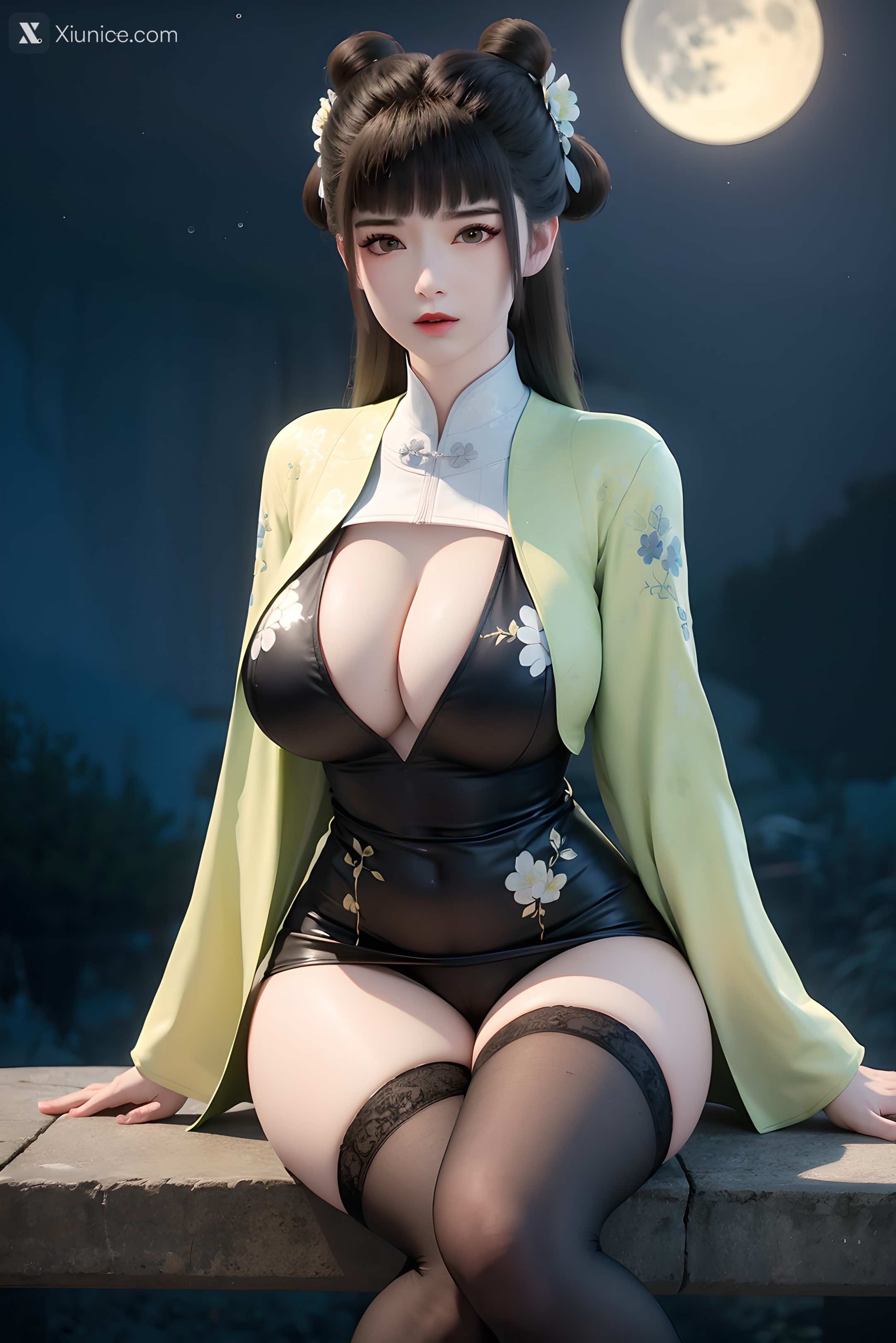 AI Girl Xiunice.com 逆天邪神 楚月婵 蓝雪若 茉莉 小姑妈 小姑妈 巨乳 39