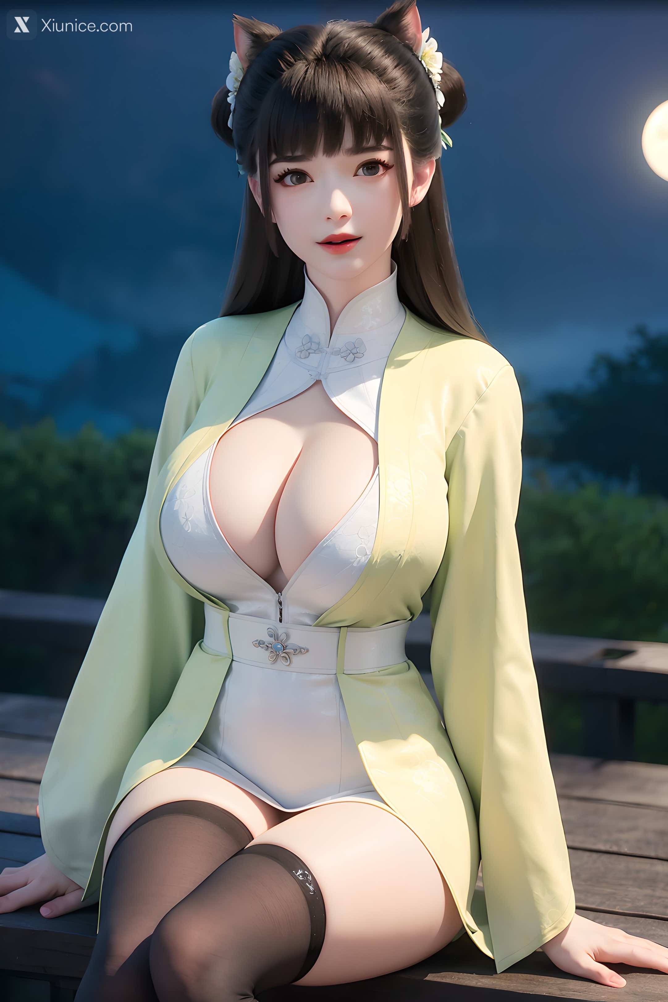 AI Girl Xiunice.com 逆天邪神 楚月婵 蓝雪若 茉莉 小姑妈 小姑妈 巨乳 40