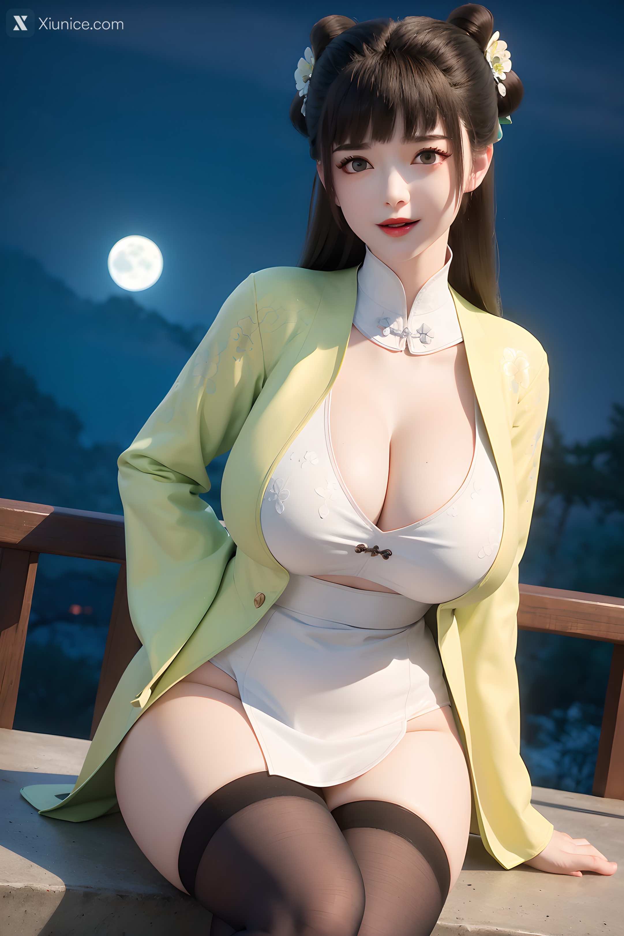 AI Girl Xiunice.com 逆天邪神 楚月婵 蓝雪若 茉莉 小姑妈 小姑妈 巨乳 42