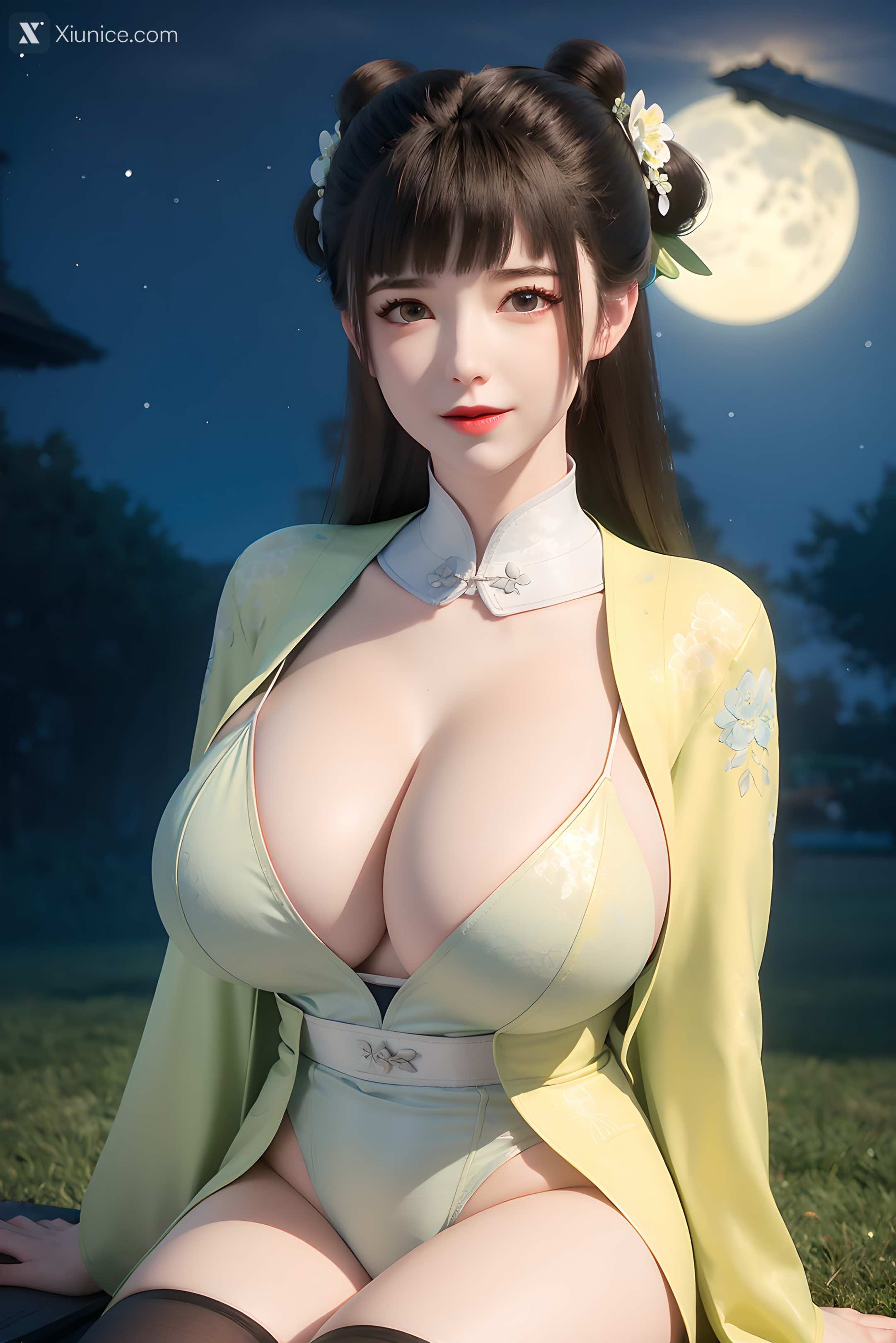 AI Girl Xiunice.com 逆天邪神 楚月婵 蓝雪若 茉莉 小姑妈 小姑妈 巨乳 50