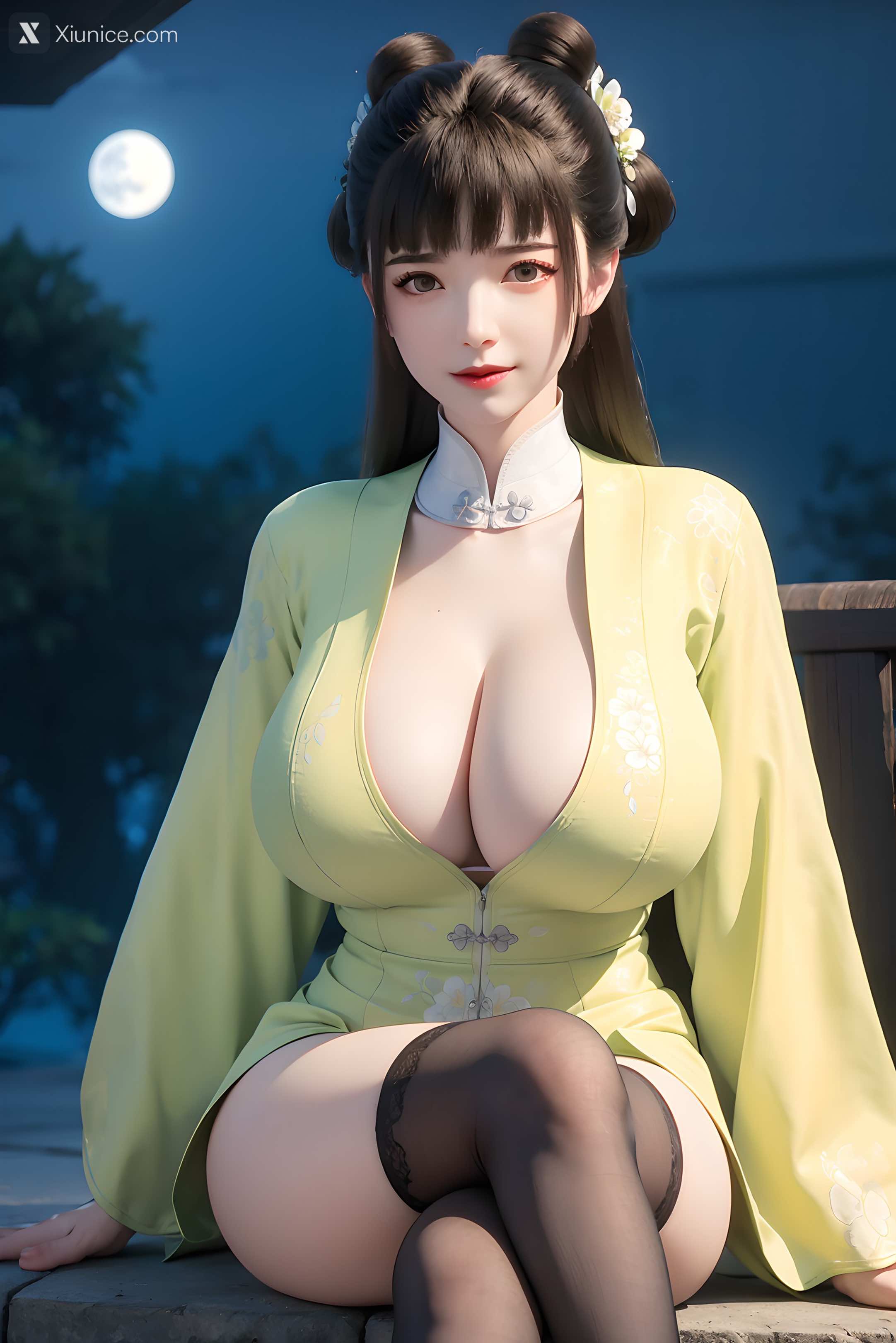 AI Girl Xiunice.com 逆天邪神 楚月婵 蓝雪若 茉莉 小姑妈 小姑妈 巨乳 51