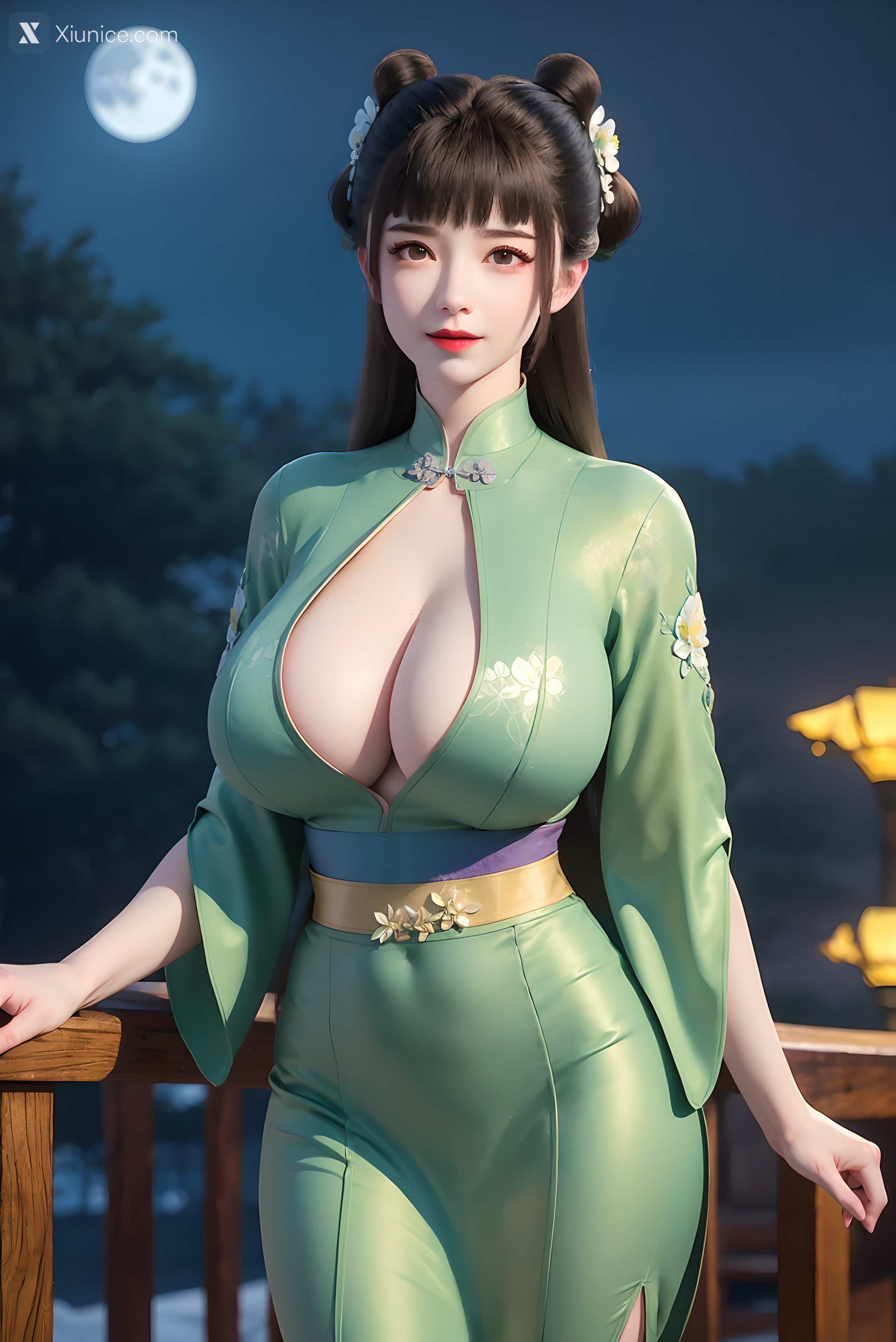 AI Girl Xiunice.com 逆天邪神 楚月婵 蓝雪若 茉莉 小姑妈 小姑妈 巨乳 59