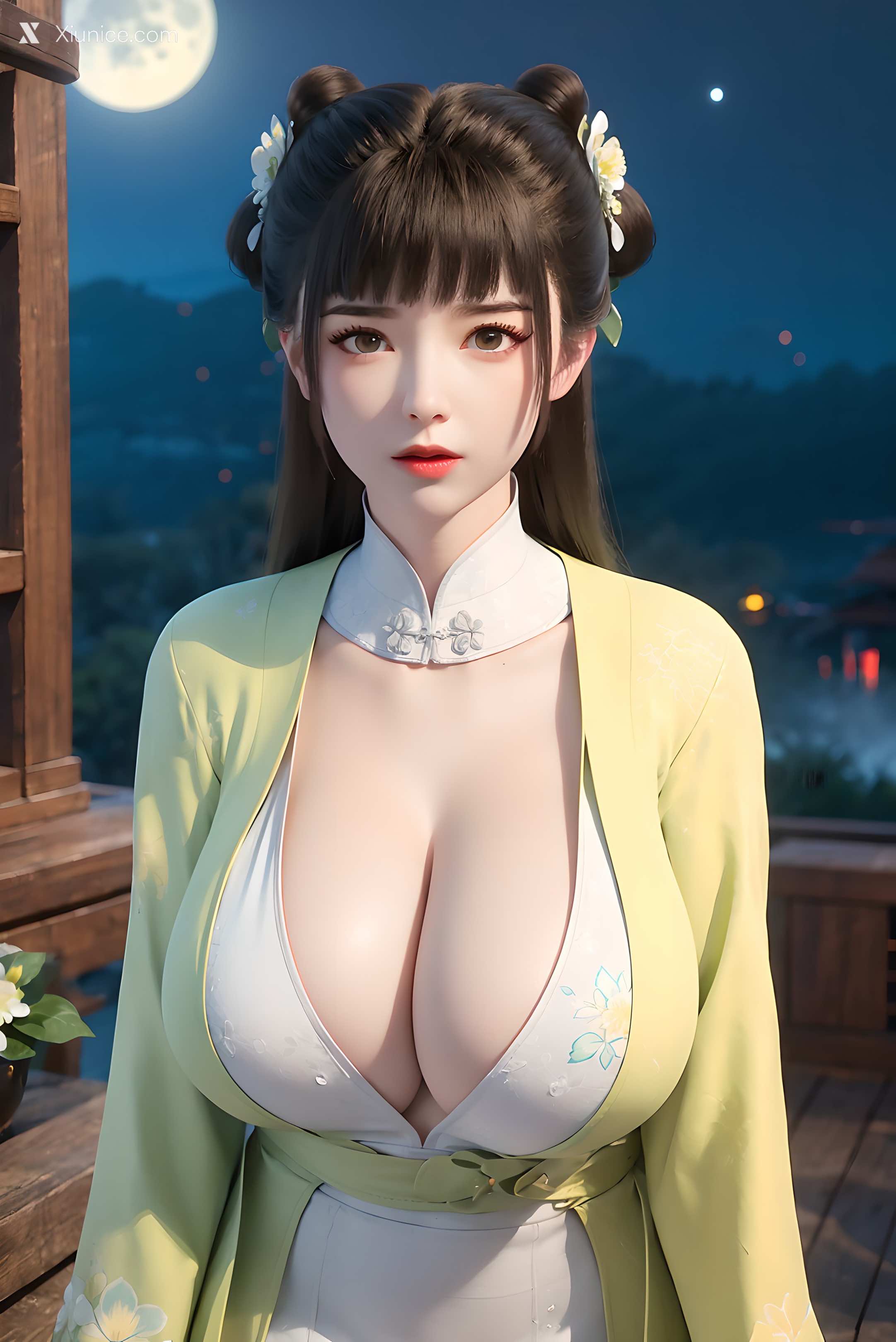 AI Girl Xiunice.com 逆天邪神 楚月婵 蓝雪若 茉莉 小姑妈 小姑妈 巨乳 60