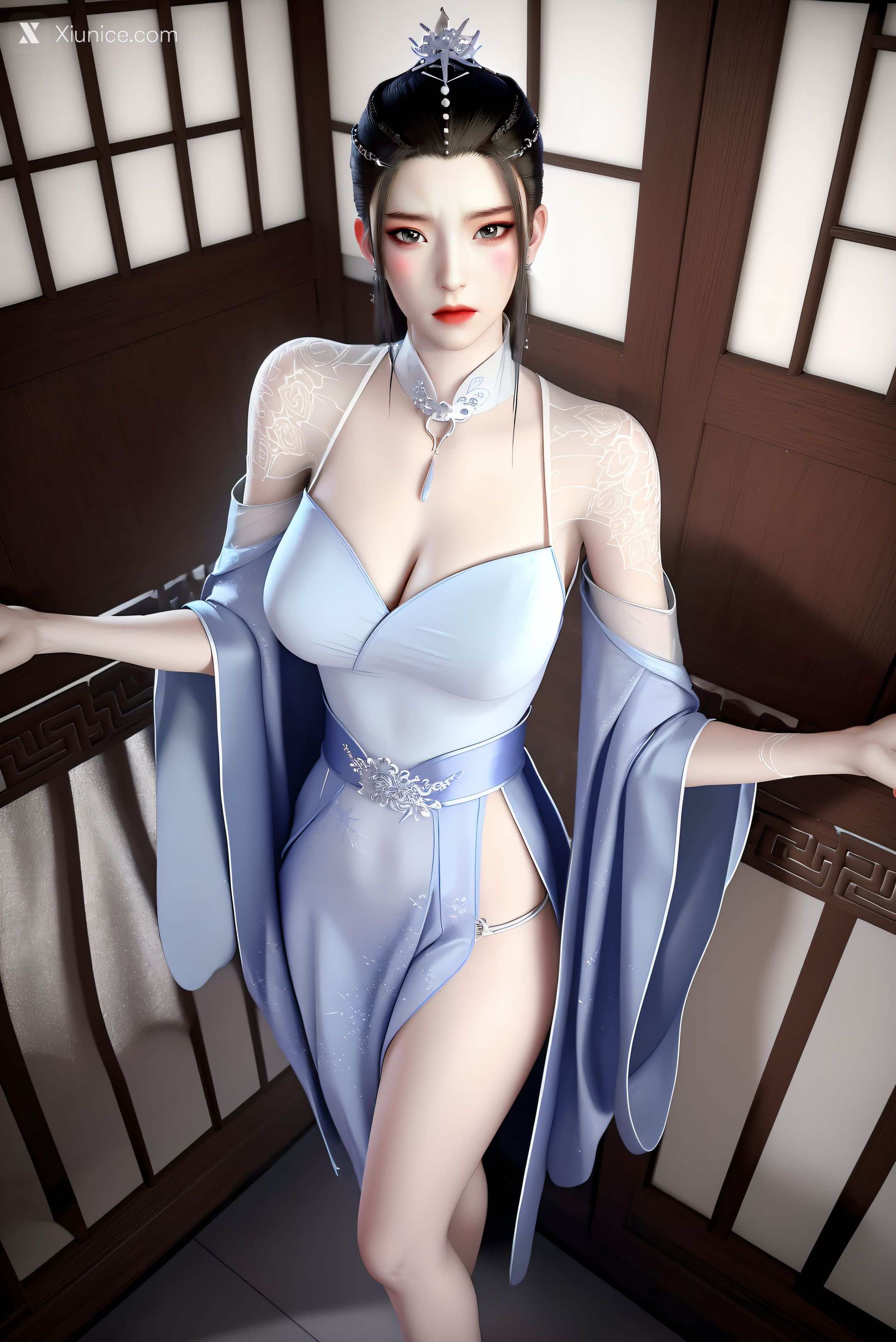 AI Girl Xiunice.com 逆天邪神 楚月婵 蓝雪若 茉莉 小姑妈 楚月婵 裸 1