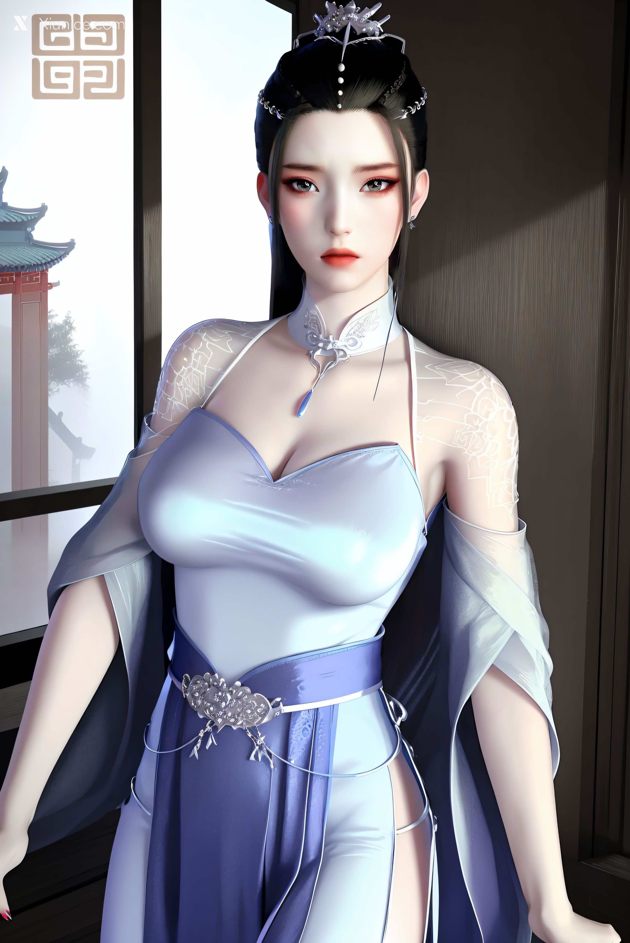 AI Girl Xiunice.com 逆天邪神 楚月婵 蓝雪若 茉莉 小姑妈 楚月婵 裸 14