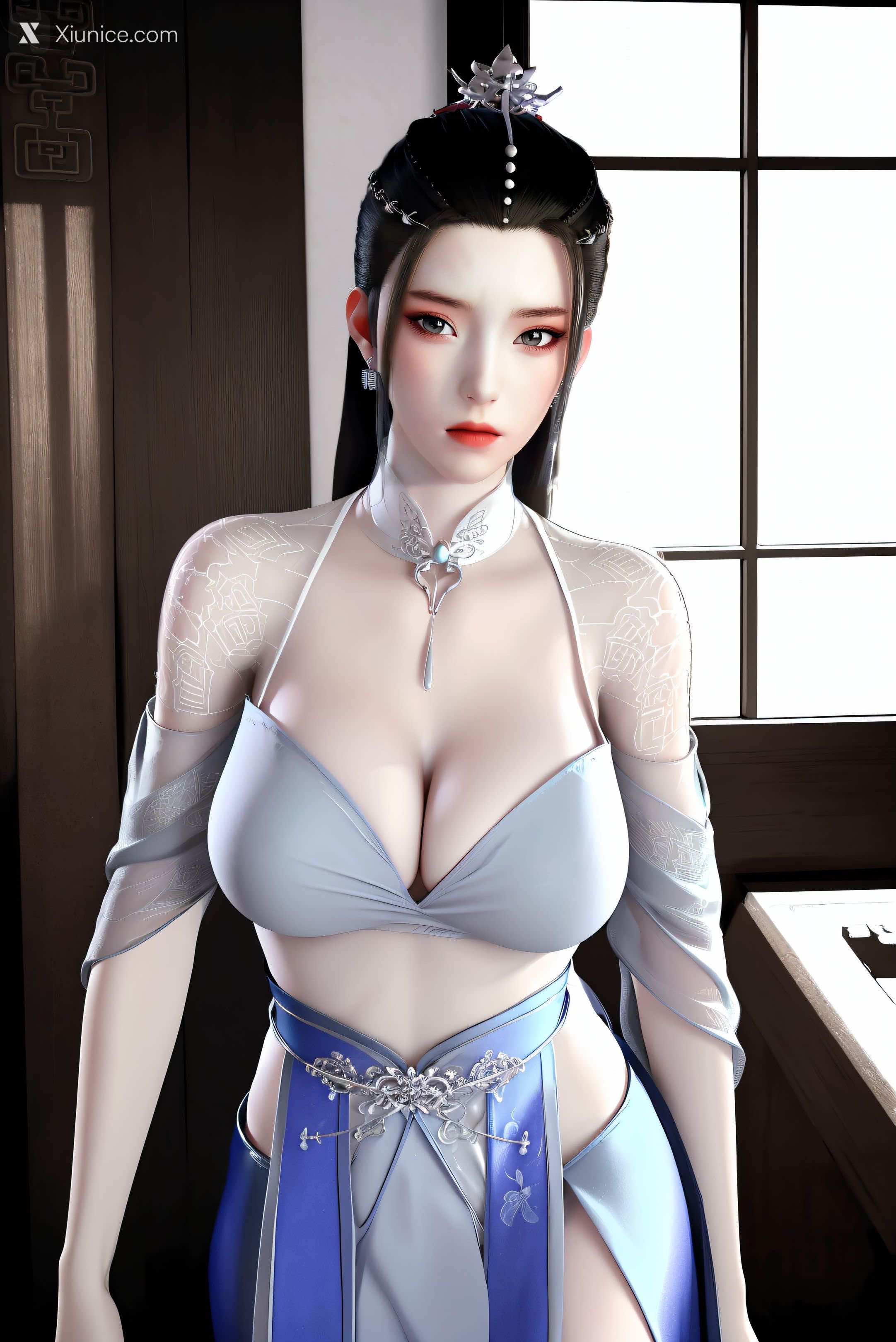 AI Girl Xiunice.com 逆天邪神 楚月婵 蓝雪若 茉莉 小姑妈 楚月婵 裸 15
