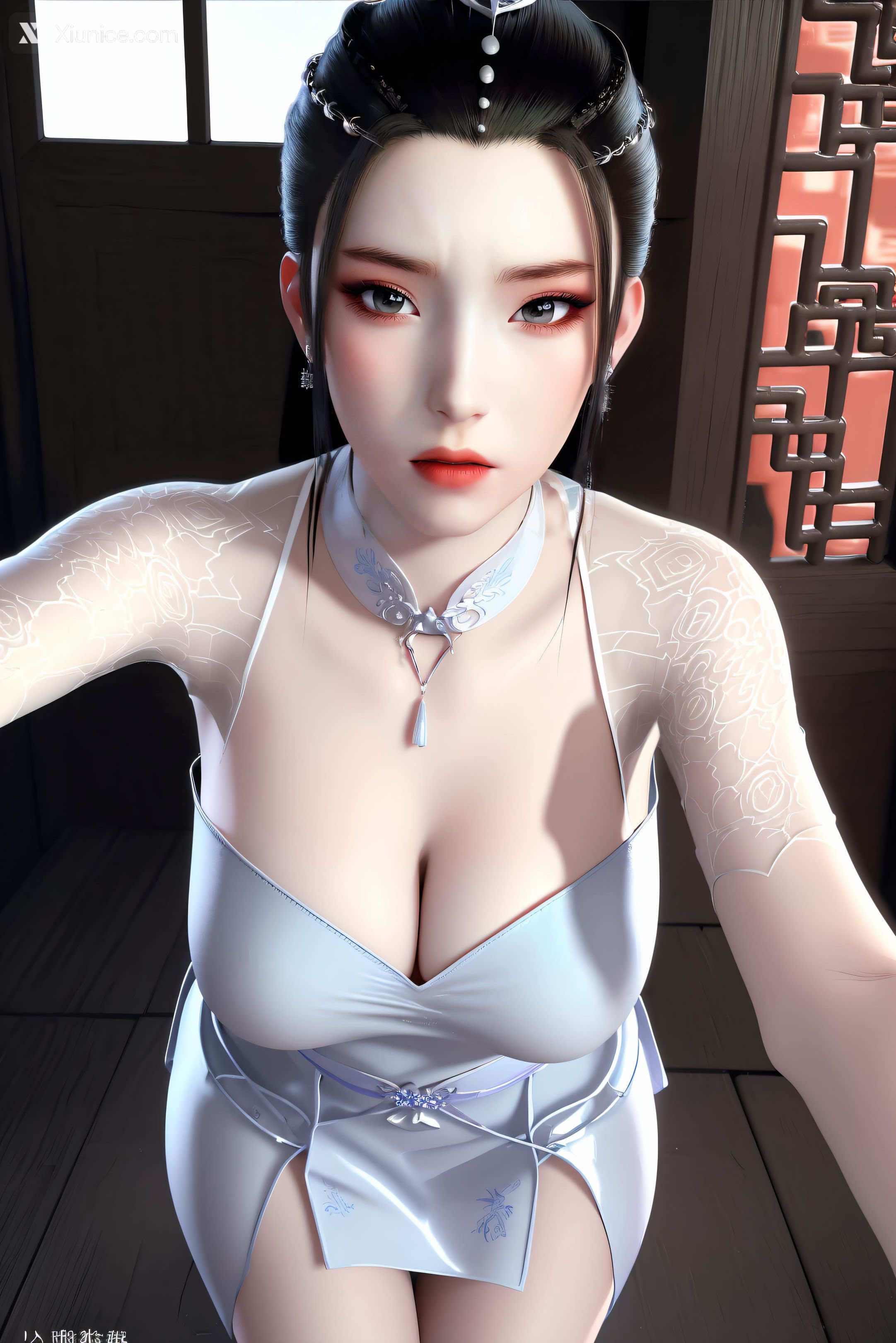 AI Girl Xiunice.com 逆天邪神 楚月婵 蓝雪若 茉莉 小姑妈 楚月婵 裸 17