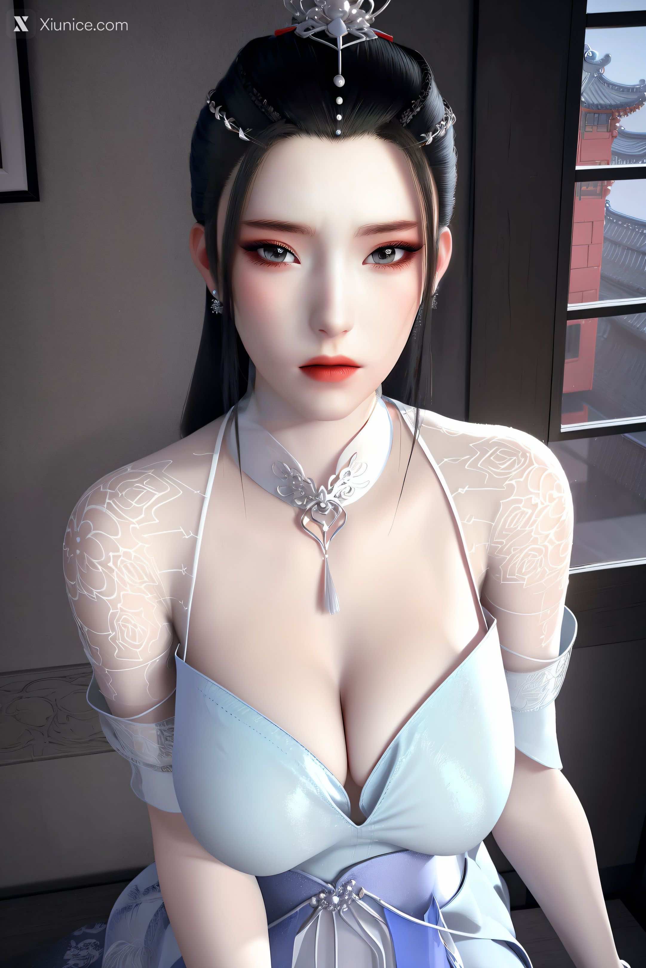 AI Girl Xiunice.com 逆天邪神 楚月婵 蓝雪若 茉莉 小姑妈 楚月婵 裸 19