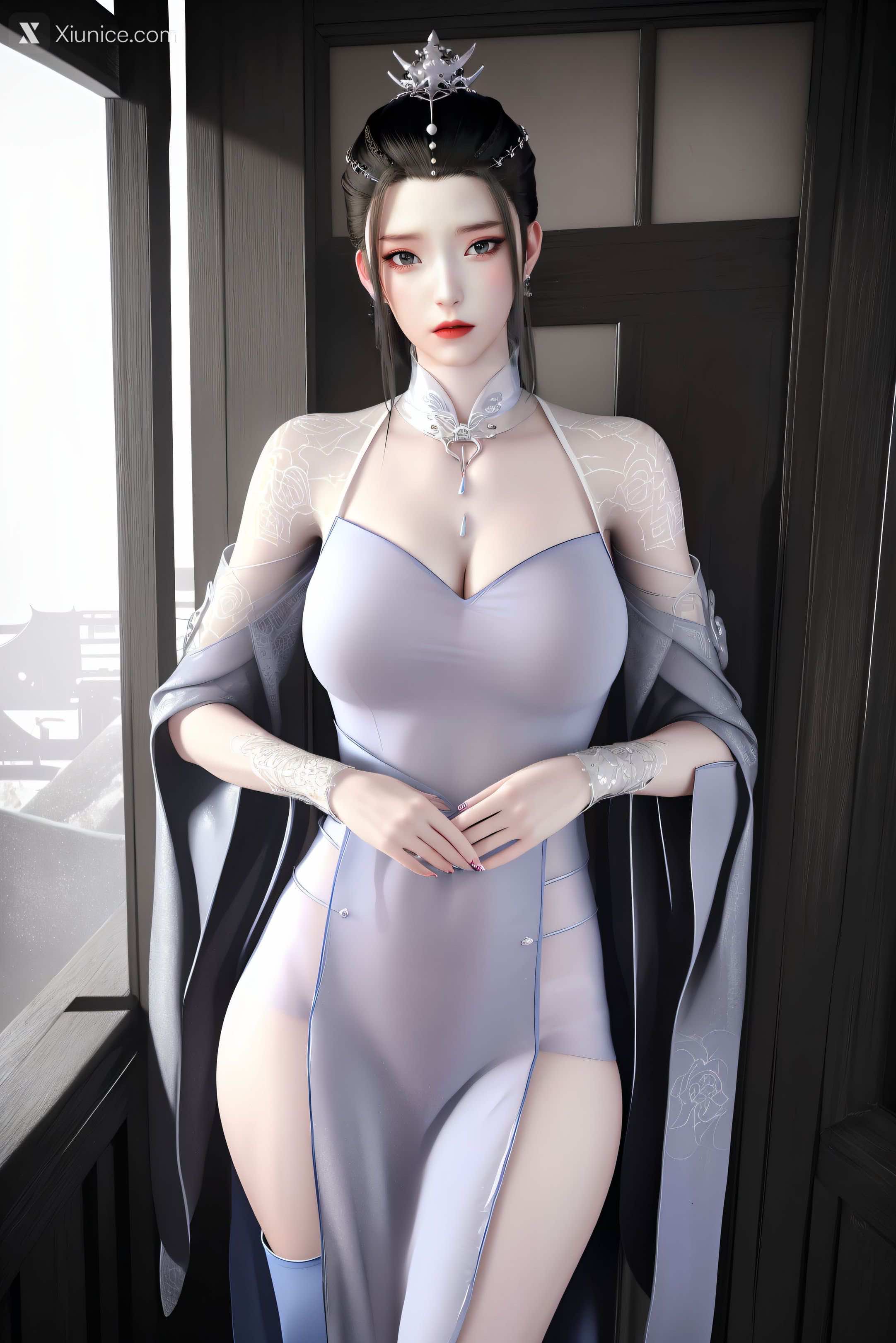 AI Girl Xiunice.com 逆天邪神 楚月婵 蓝雪若 茉莉 小姑妈 楚月婵 裸 3