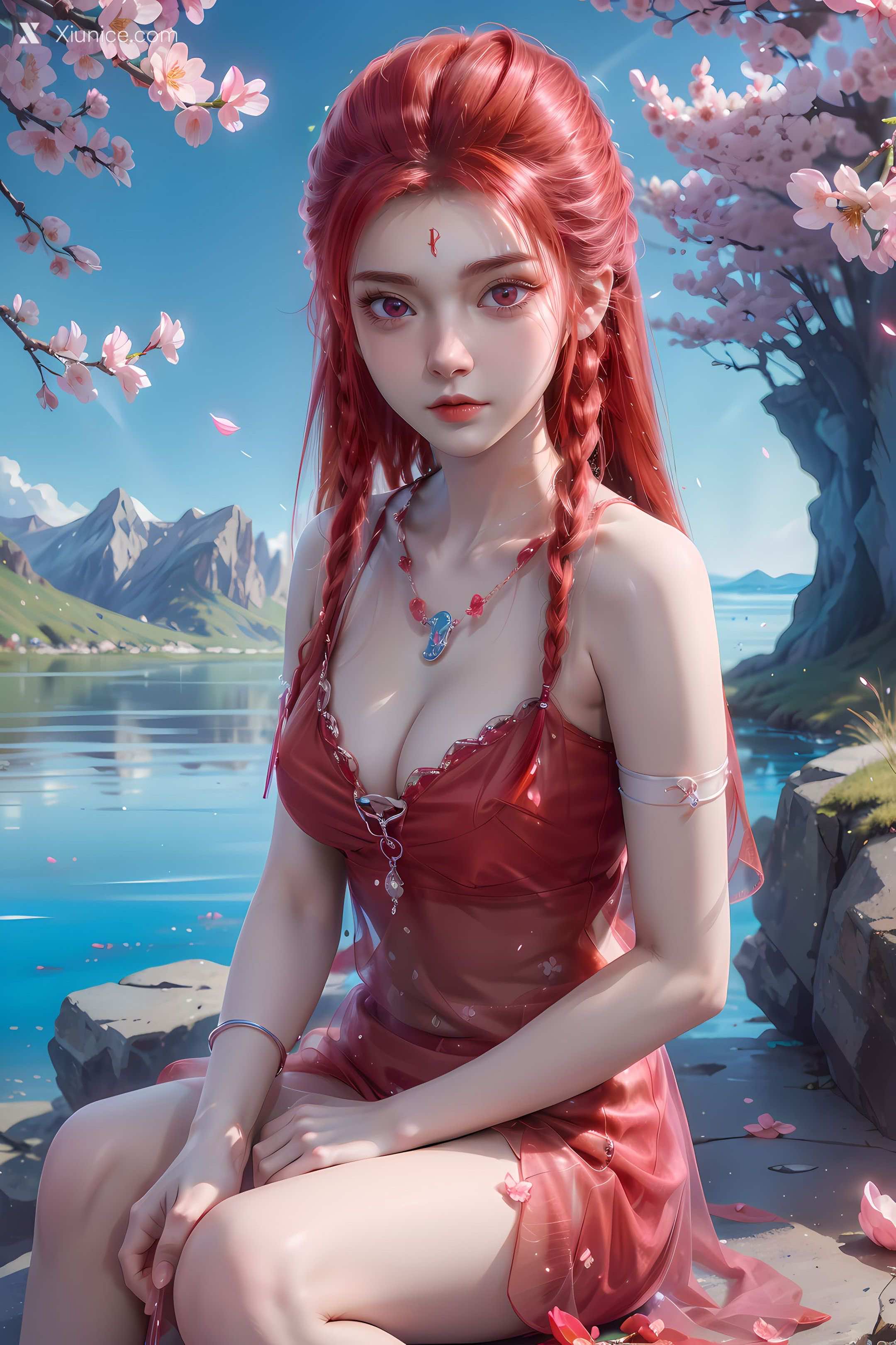 AI Girl Xiunice.com 逆天邪神 楚月婵 蓝雪若 茉莉 小姑妈 茉莉 桃花 24