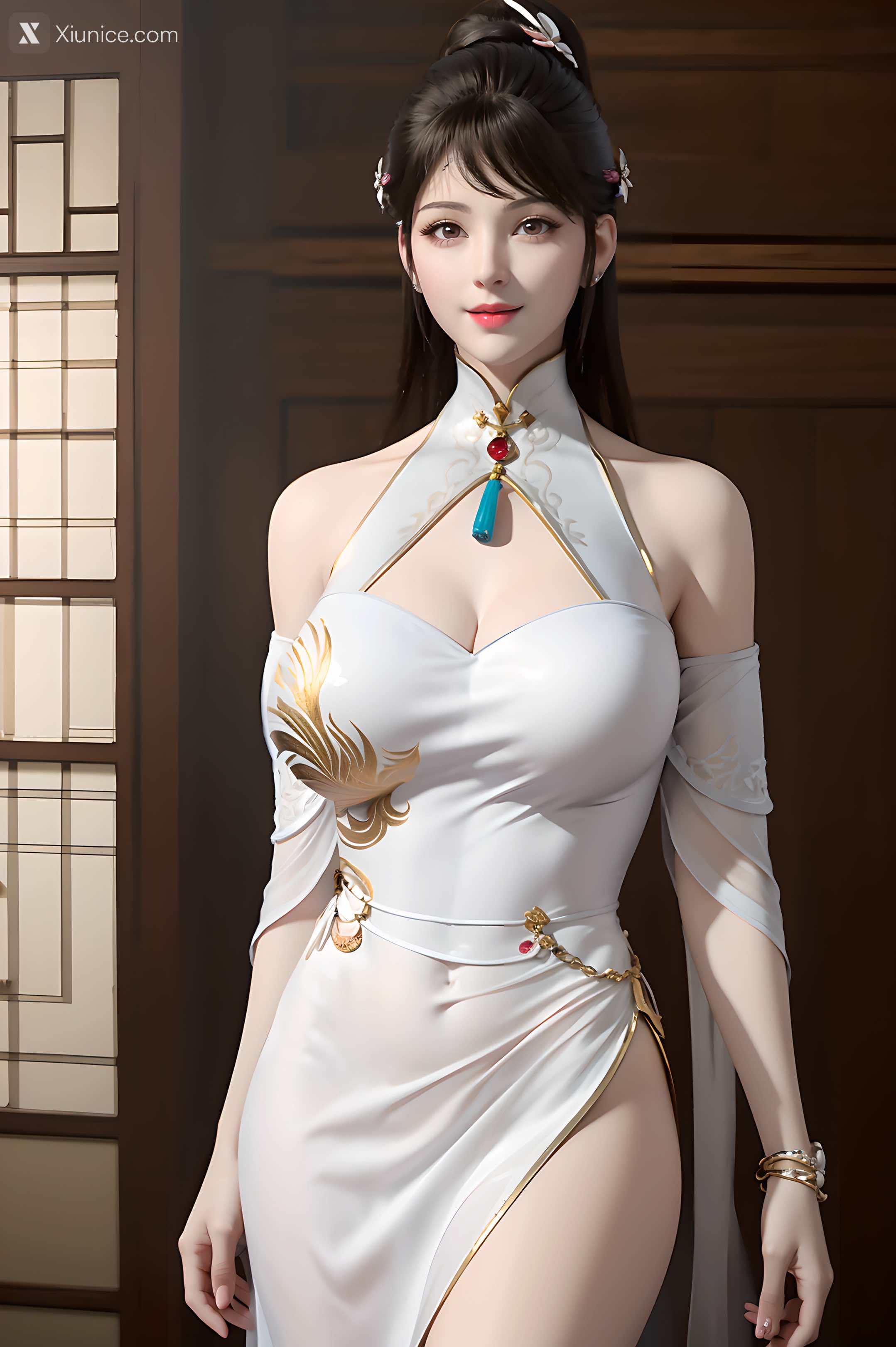 AI Girl Xiunice.com 逆天邪神 楚月婵 蓝雪若 茉莉 小姑妈 蓝雪若 原装 48