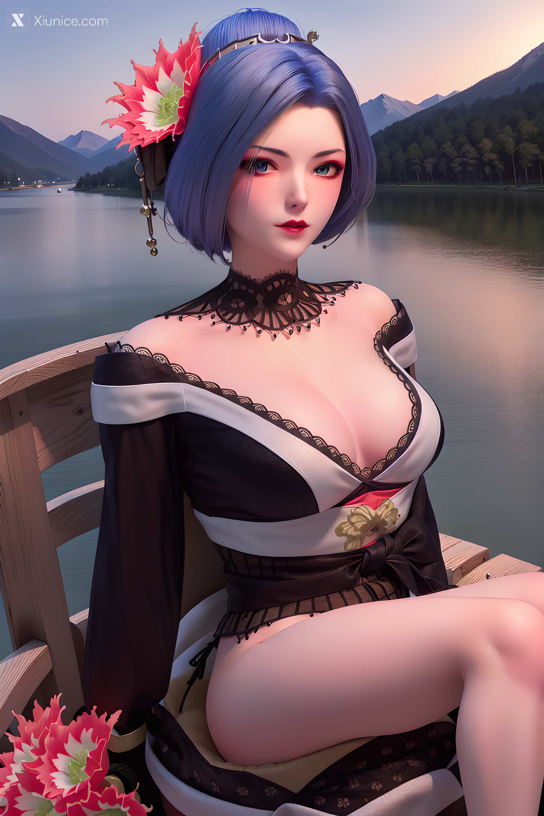 AI Girl Xiunice.com 镜双城 白璎 如意夫人 如意夫人1 10