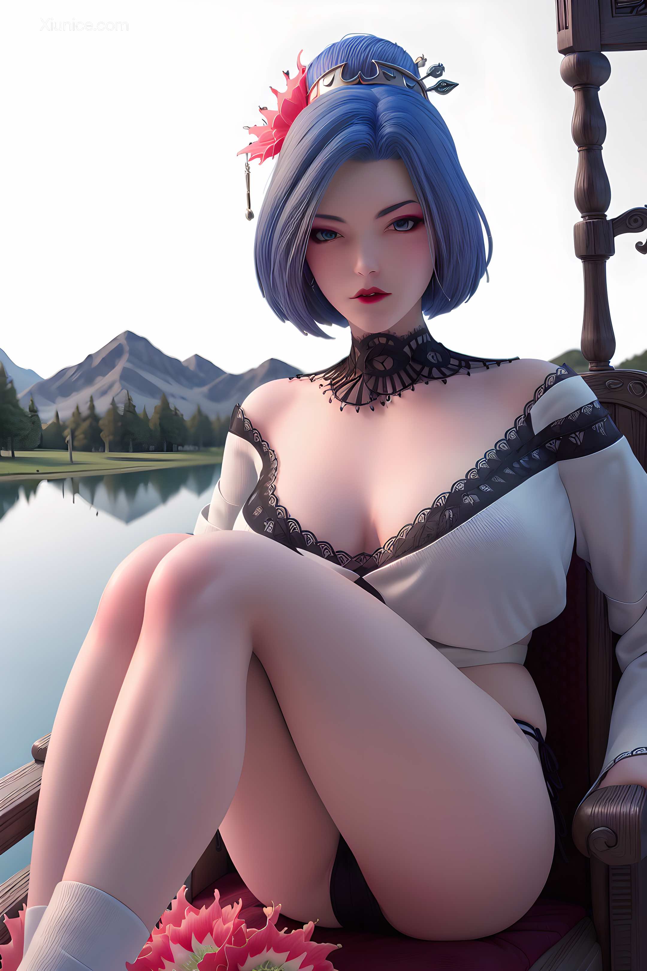 AI Girl Xiunice.com 镜双城 白璎 如意夫人 如意夫人1 11