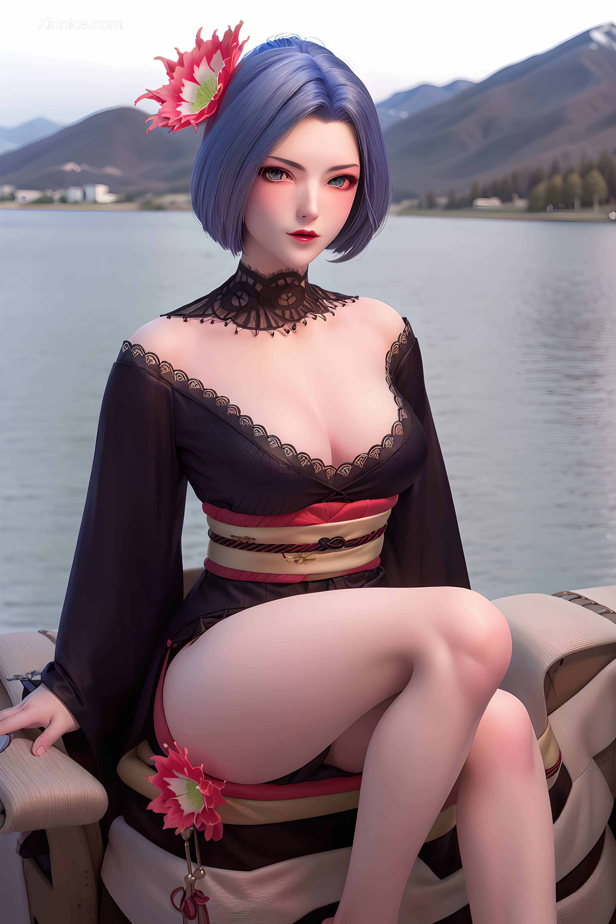 AI Girl Xiunice.com 镜双城 白璎 如意夫人 如意夫人1 13