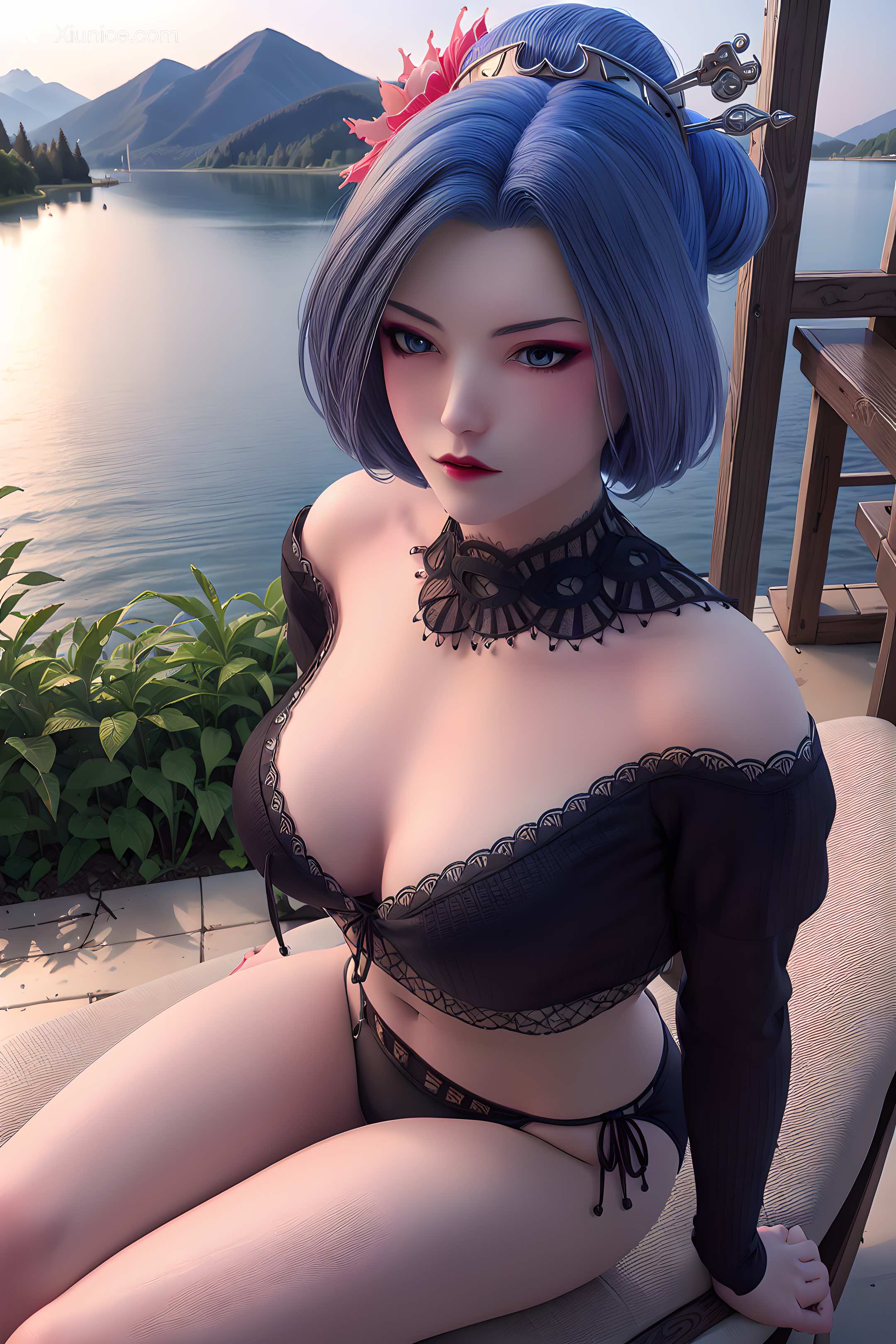 AI Girl Xiunice.com 镜双城 白璎 如意夫人 如意夫人1 18