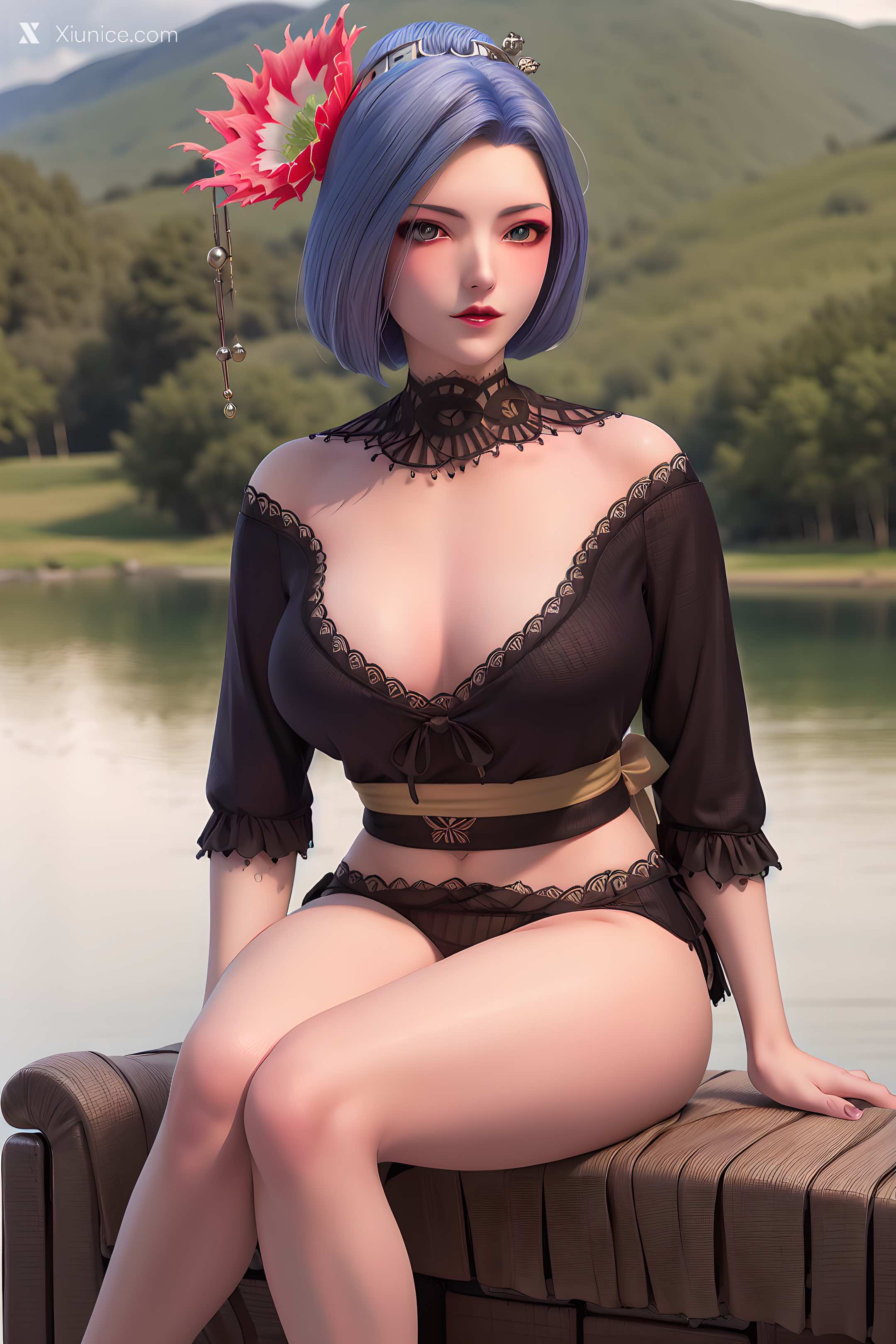 AI Girl Xiunice.com 镜双城 白璎 如意夫人 如意夫人1 2