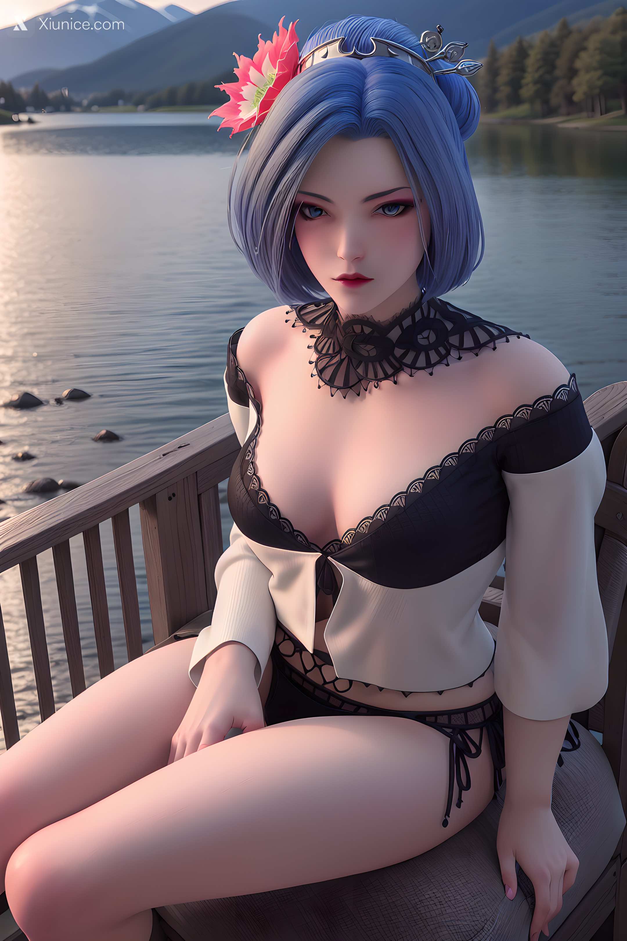 AI Girl Xiunice.com 镜双城 白璎 如意夫人 如意夫人1 4