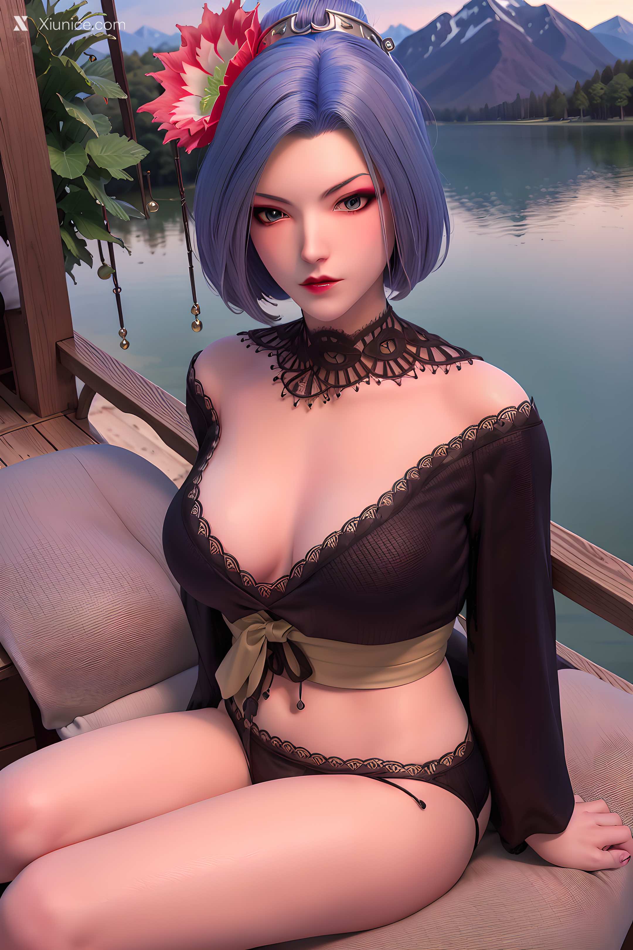 AI Girl Xiunice.com 镜双城 白璎 如意夫人 如意夫人1 7