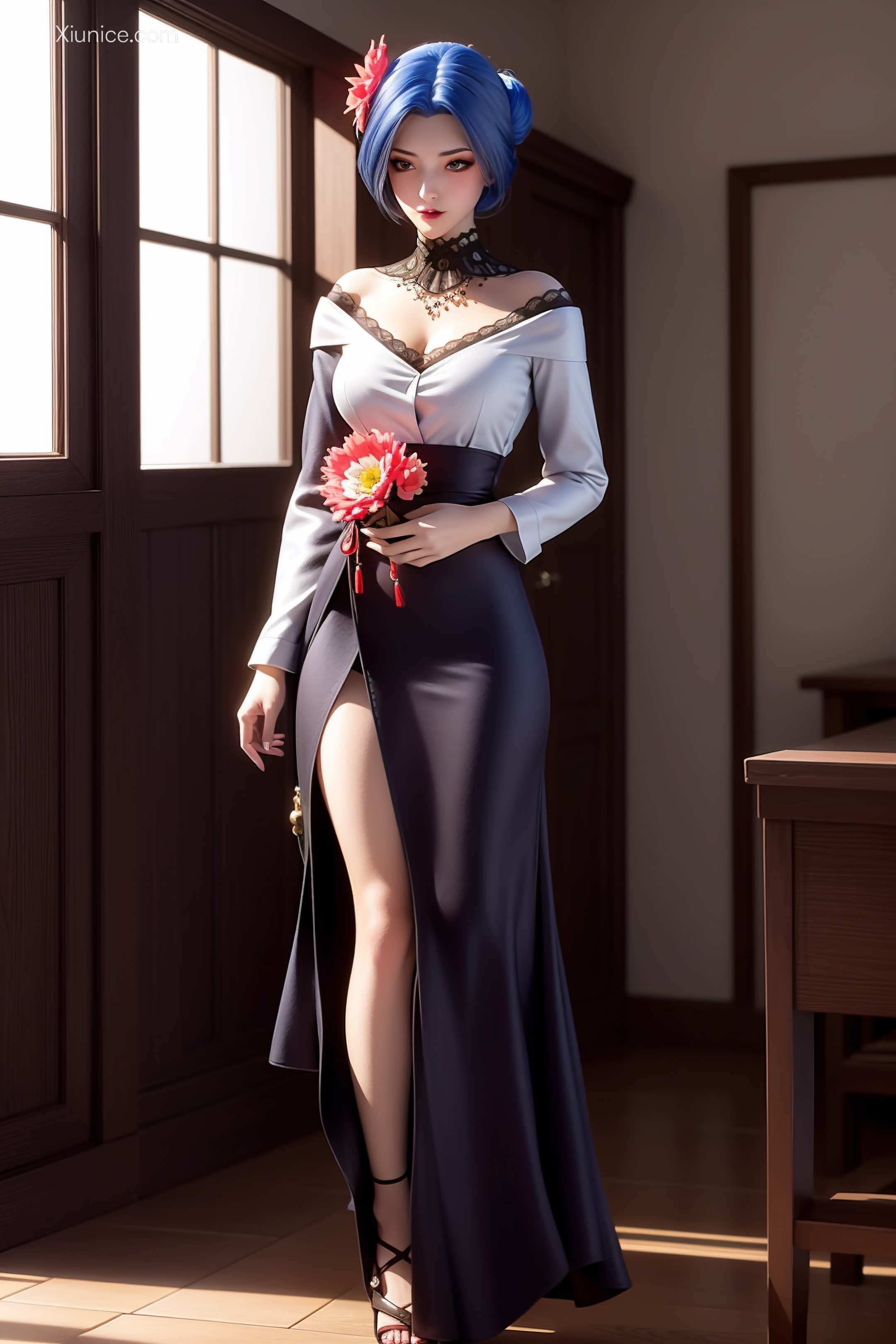 AI Girl Xiunice.com 镜双城 白璎 如意夫人 如意夫人2 21
