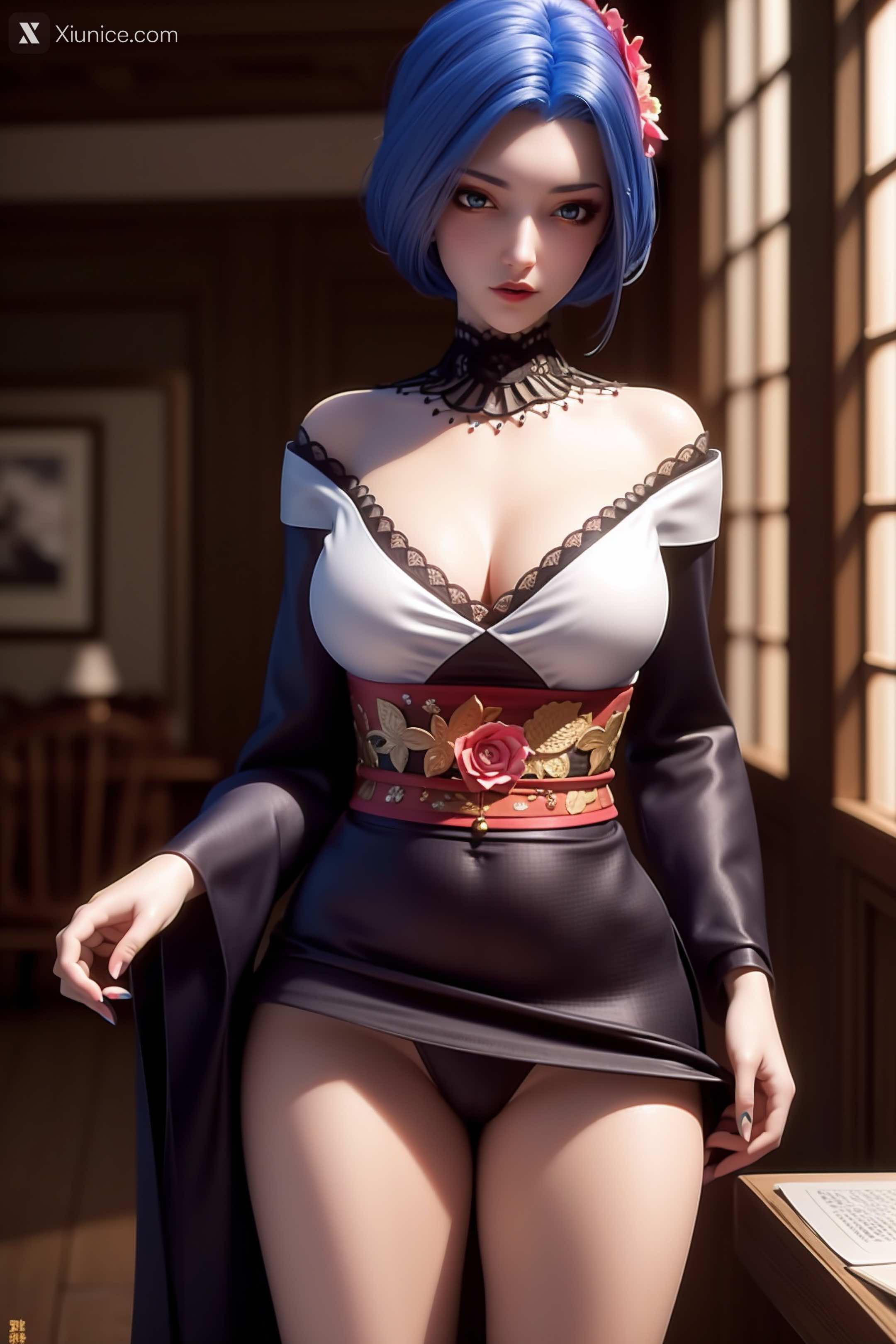 AI Girl Xiunice.com 镜双城 白璎 如意夫人 如意夫人2 23