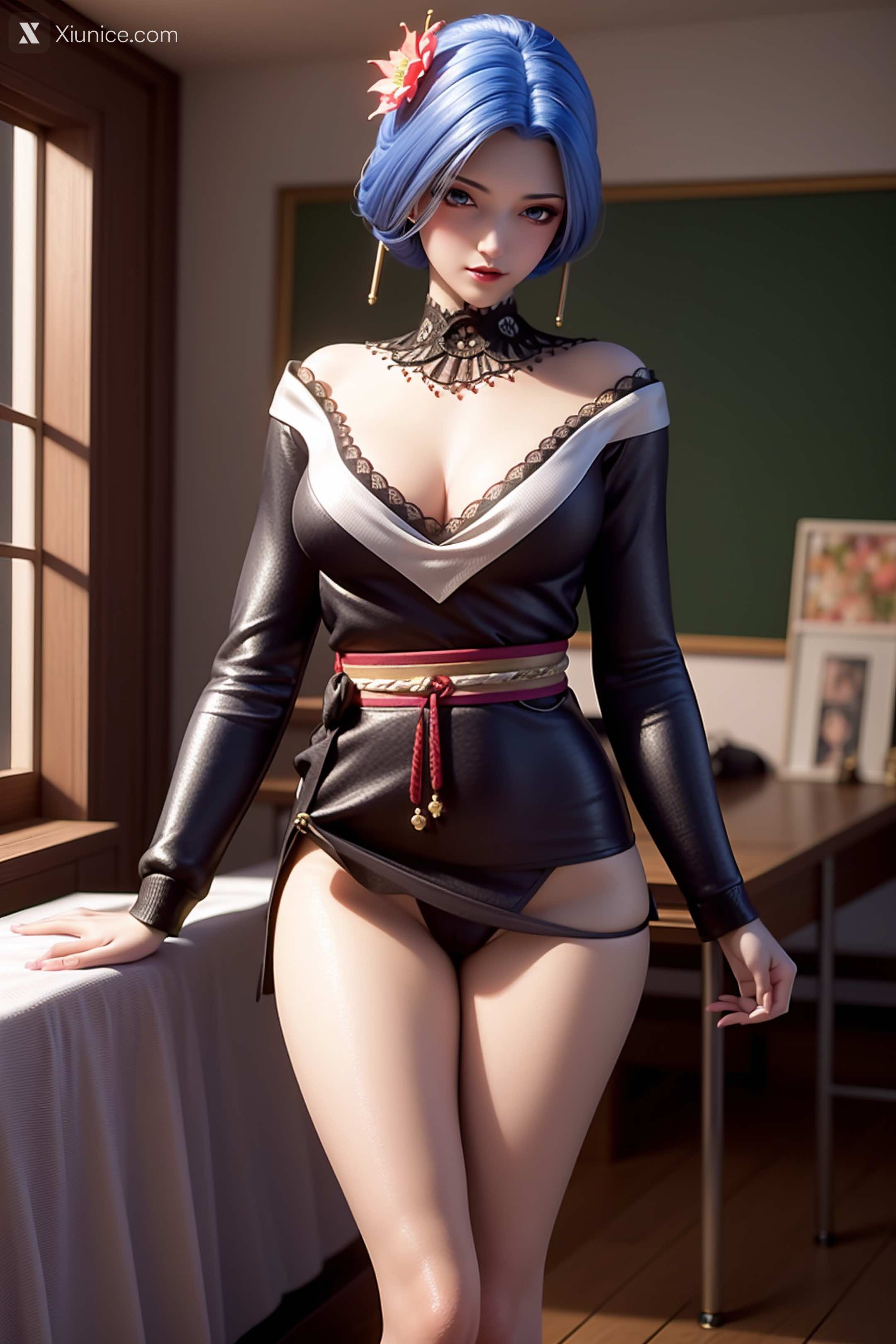 AI Girl Xiunice.com 镜双城 白璎 如意夫人 如意夫人2 28