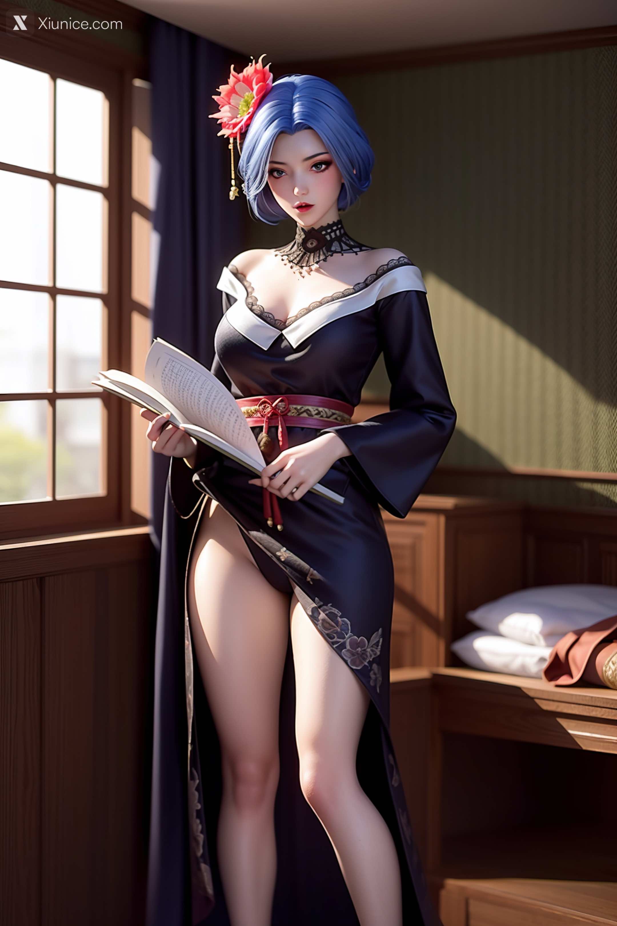 AI Girl Xiunice.com 镜双城 白璎 如意夫人 如意夫人2 29