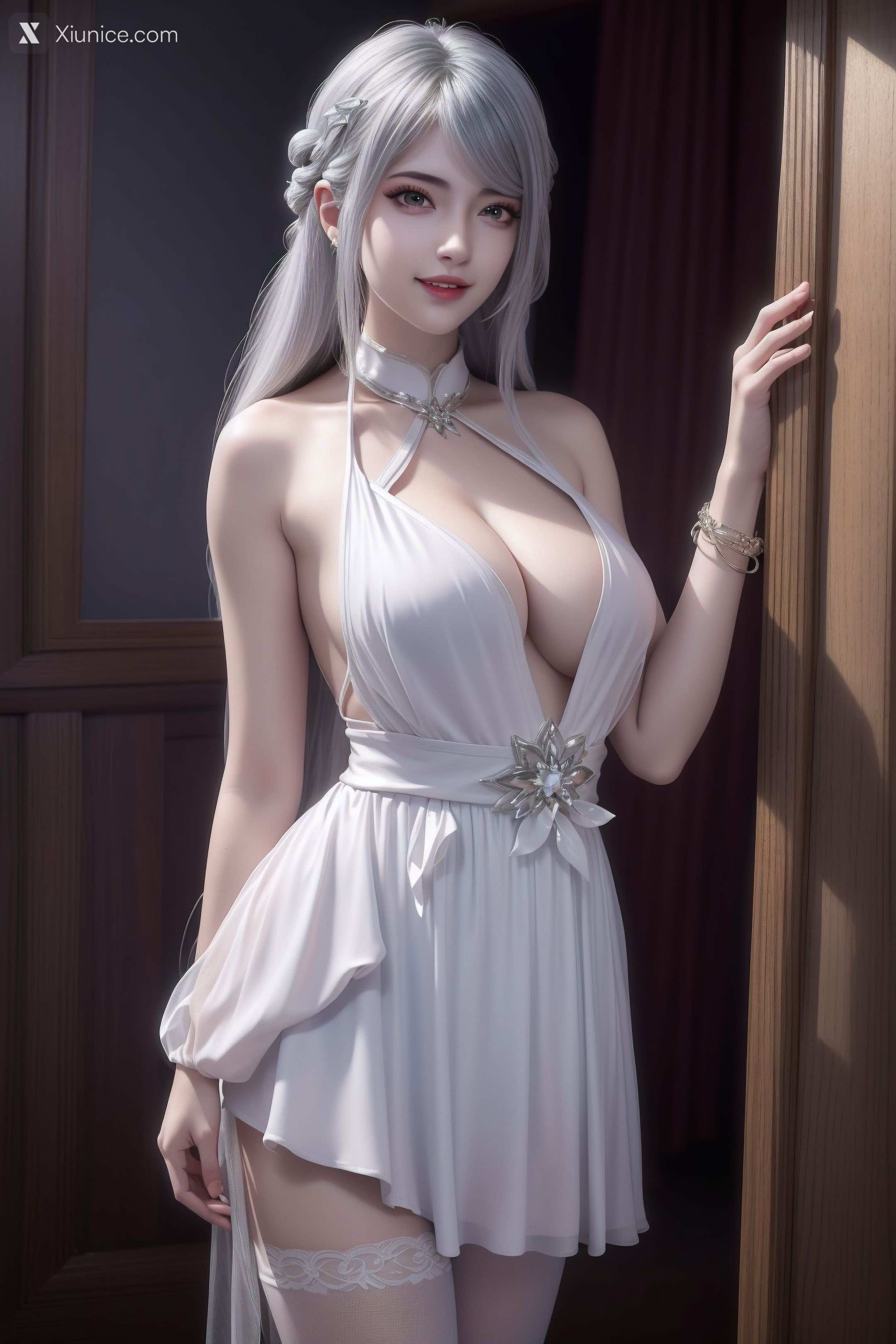 AI Girl Xiunice.com 镜双城 白璎 如意夫人 白璎 内衣 3