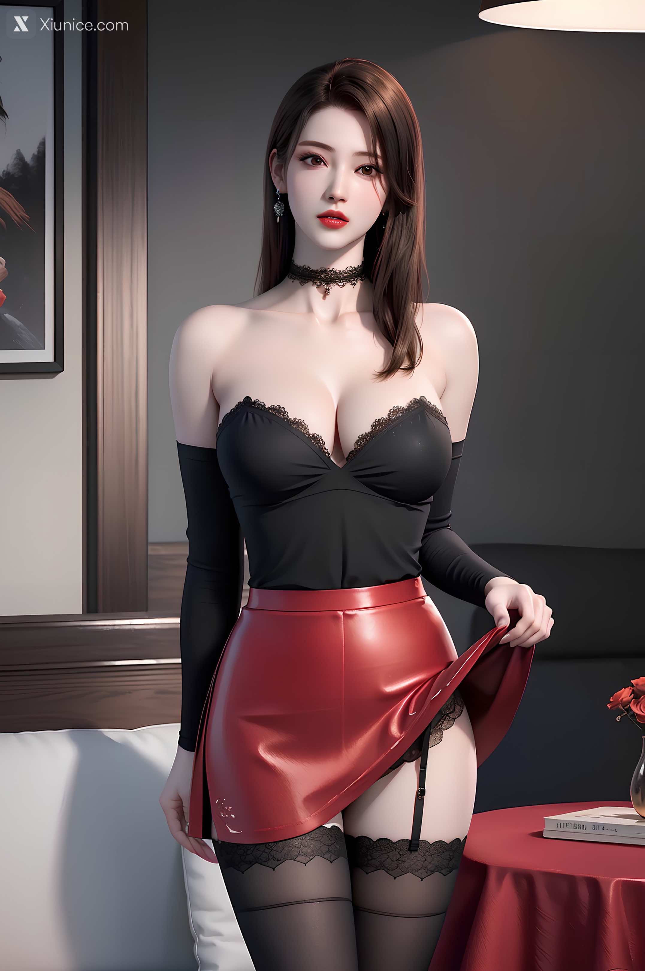 AI Girl Xiunice.com 长剑风云 鹤追 鹤追 卧室 10