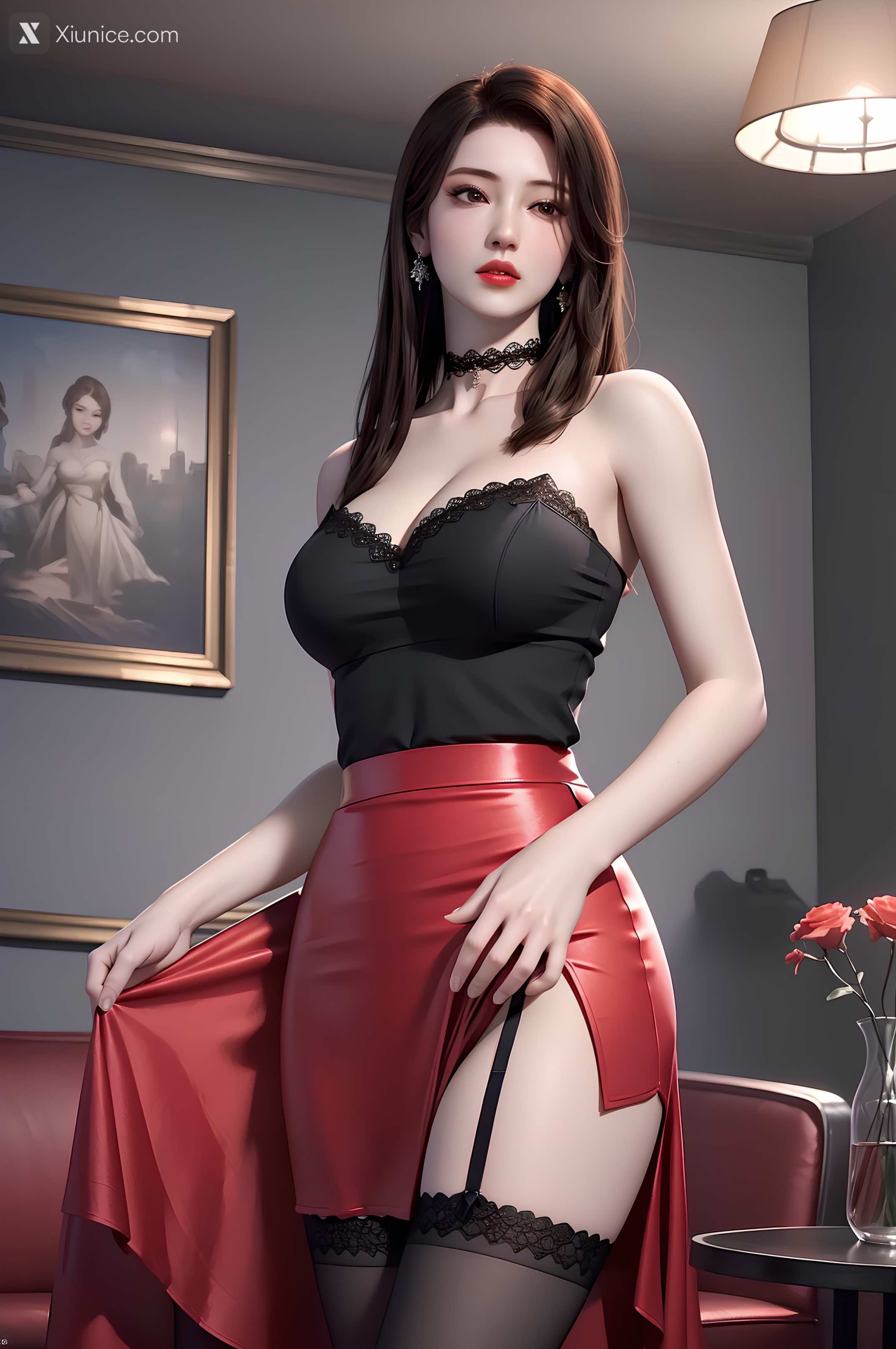AI Girl Xiunice.com 长剑风云 鹤追 鹤追 卧室 16
