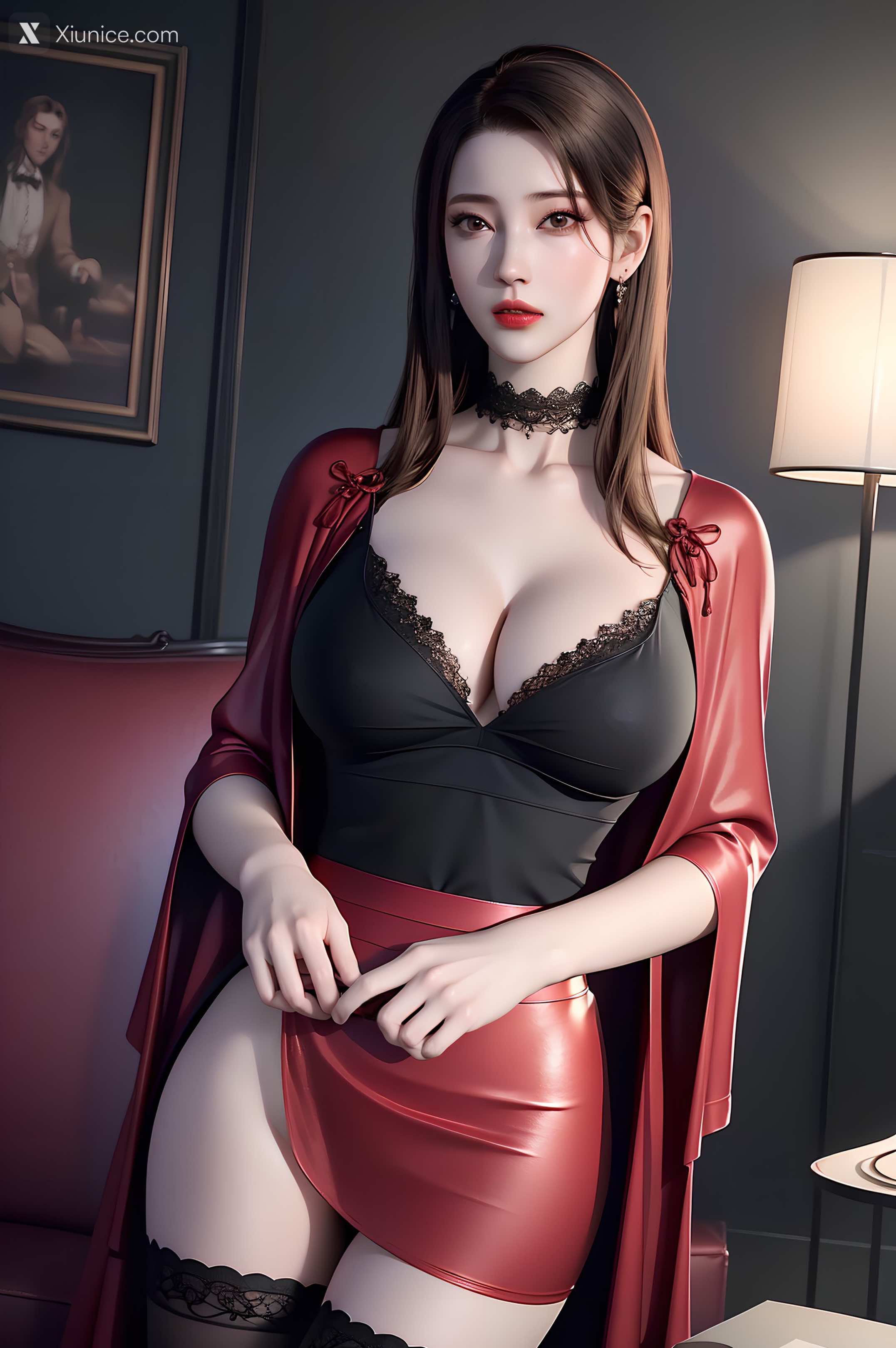 AI Girl Xiunice.com 长剑风云 鹤追 鹤追 卧室 20
