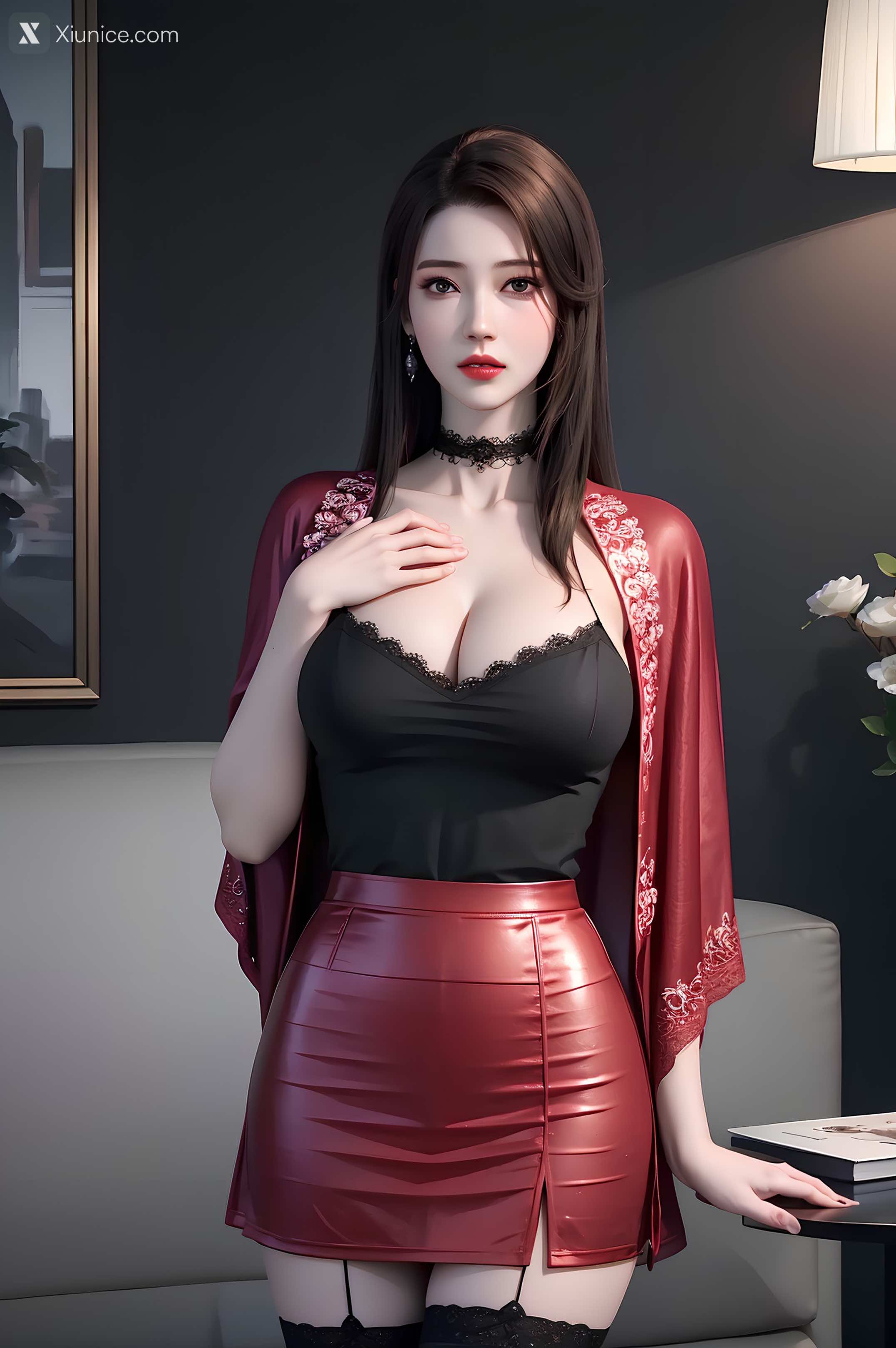 AI Girl Xiunice.com 长剑风云 鹤追 鹤追 卧室 25